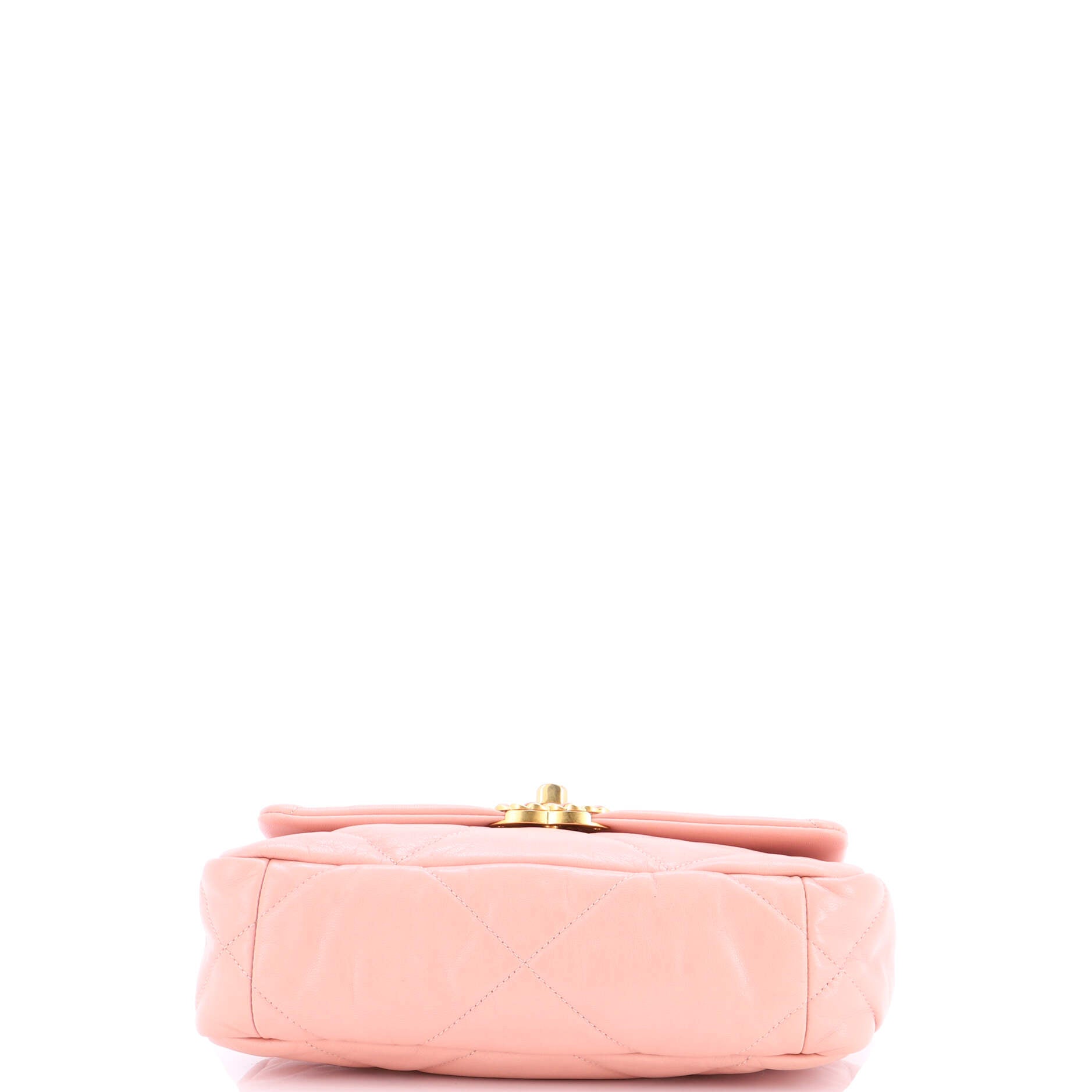 19 Flap Bag Quilted Leather Medium