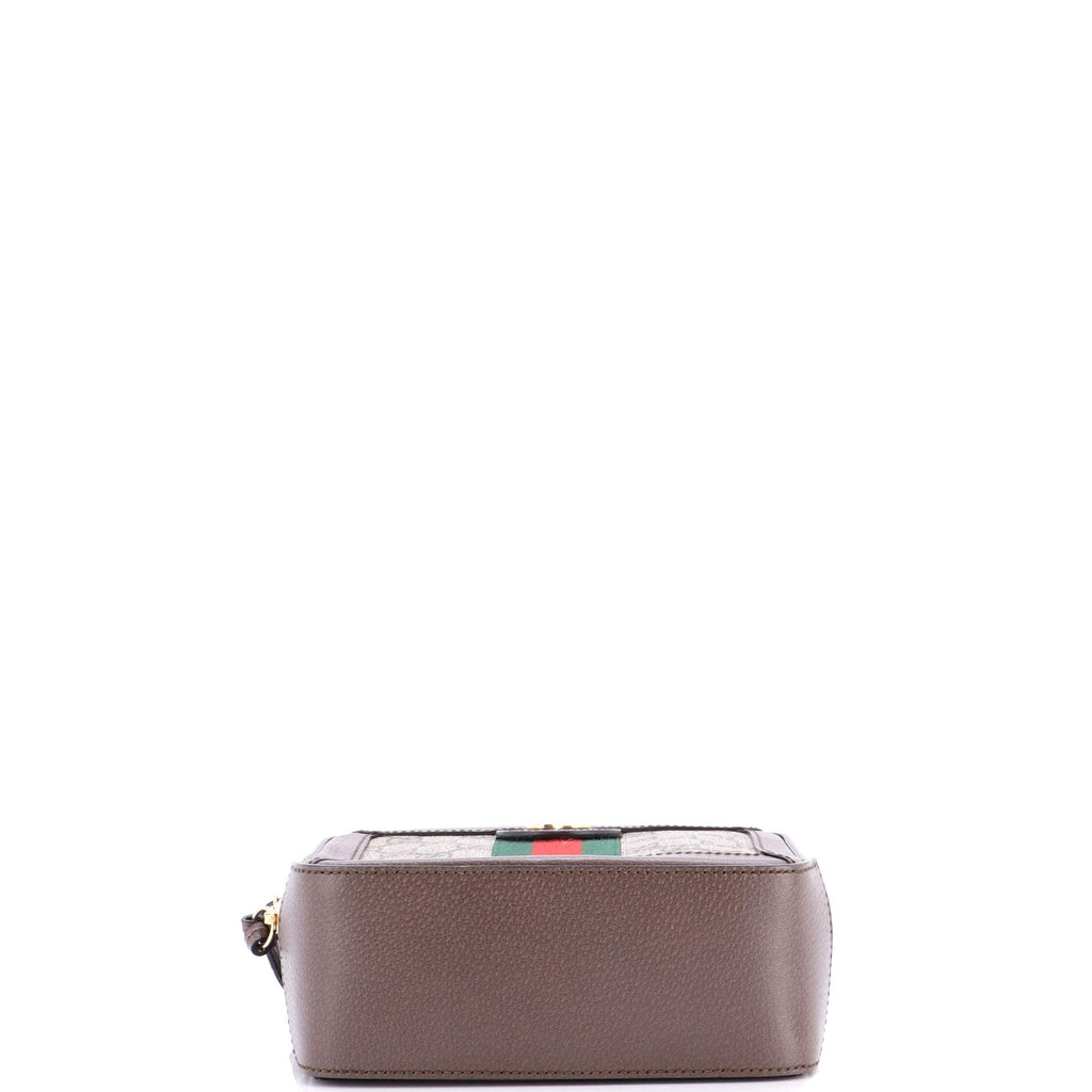 Ophidia Zip Around Camera Bag GG Coated Canvas Mini