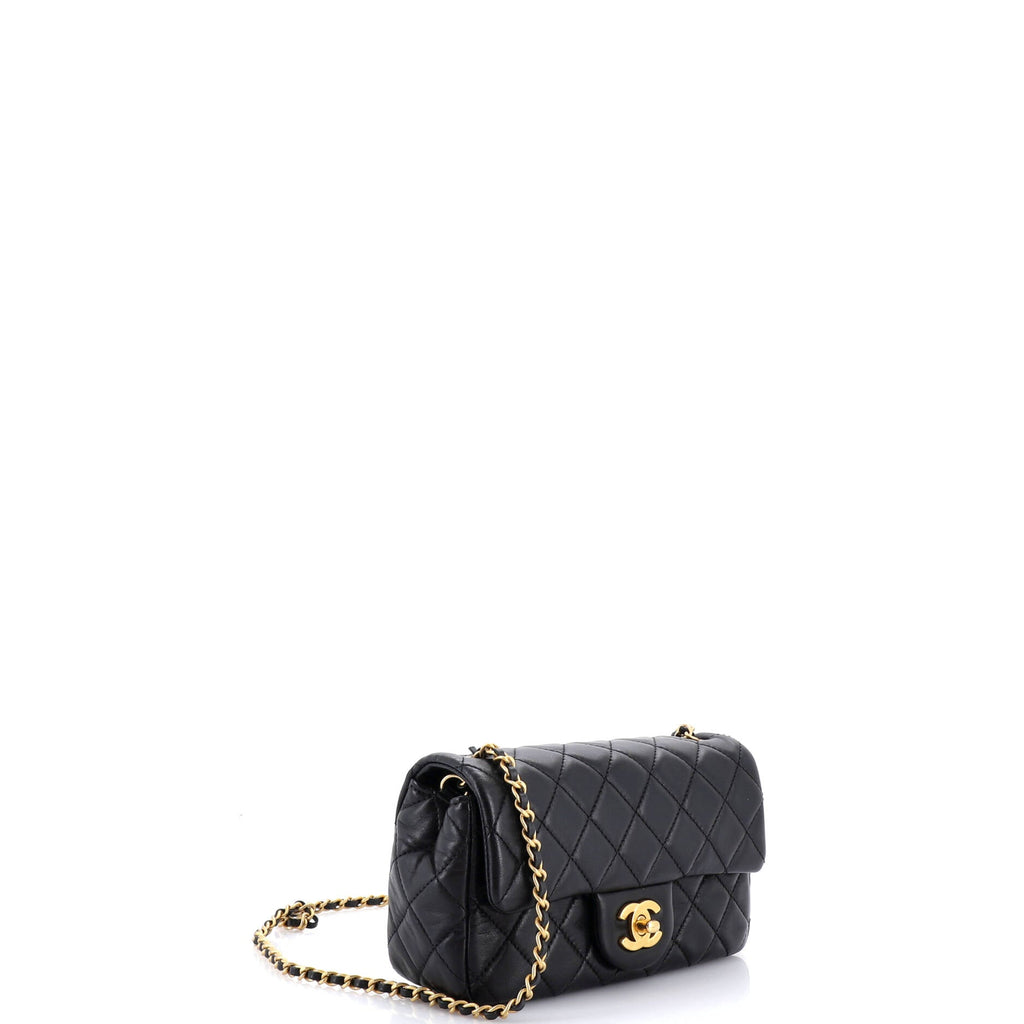 Pearl Crush Flap Bag Quilted Lambskin Mini