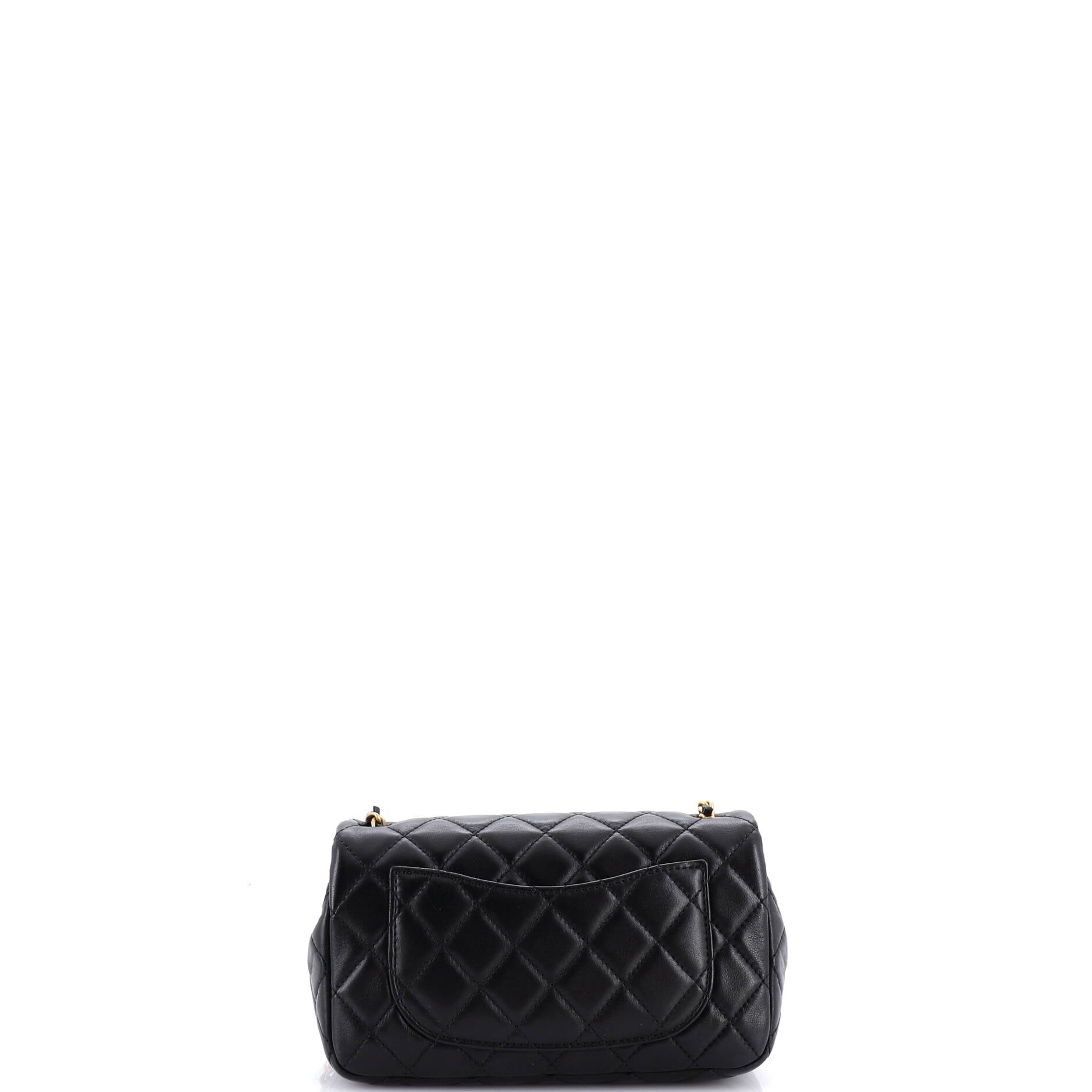 Pearl Crush Flap Bag Quilted Lambskin Mini