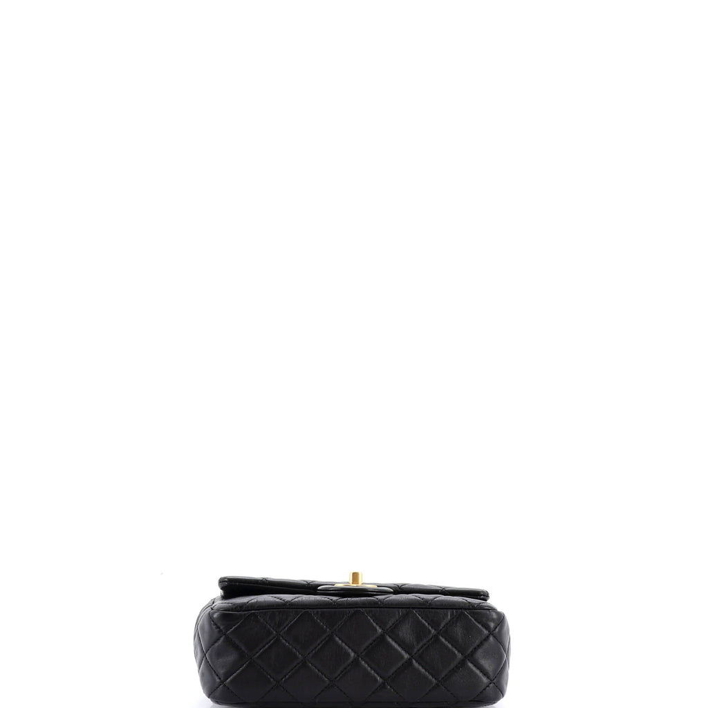 Pearl Crush Flap Bag Quilted Lambskin Mini