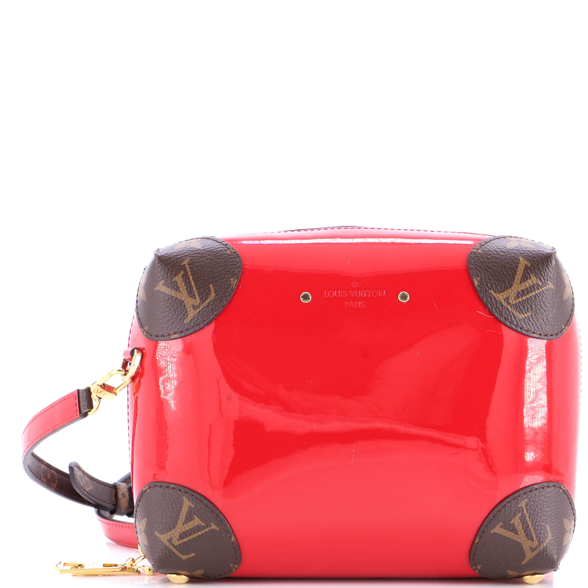 Venice Handbag Vernis with Monogram Canvas