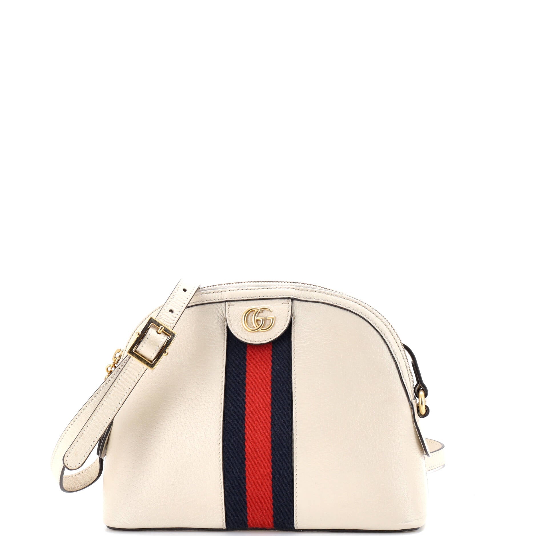 Ophidia Dome Shoulder Bag Leather Small