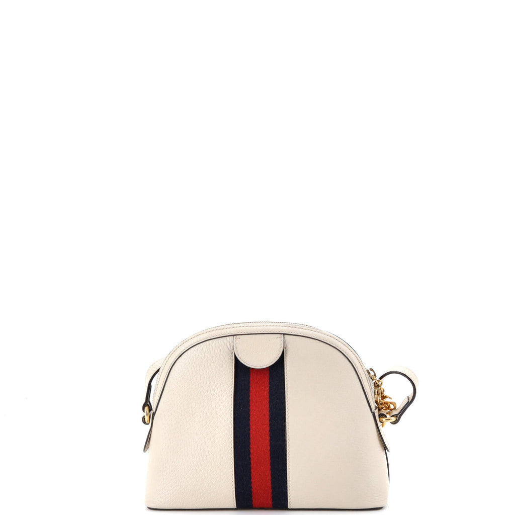 Ophidia Dome Shoulder Bag Leather Small