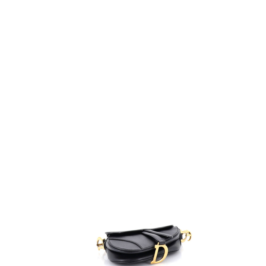 Saddle Handbag Leather Mini
