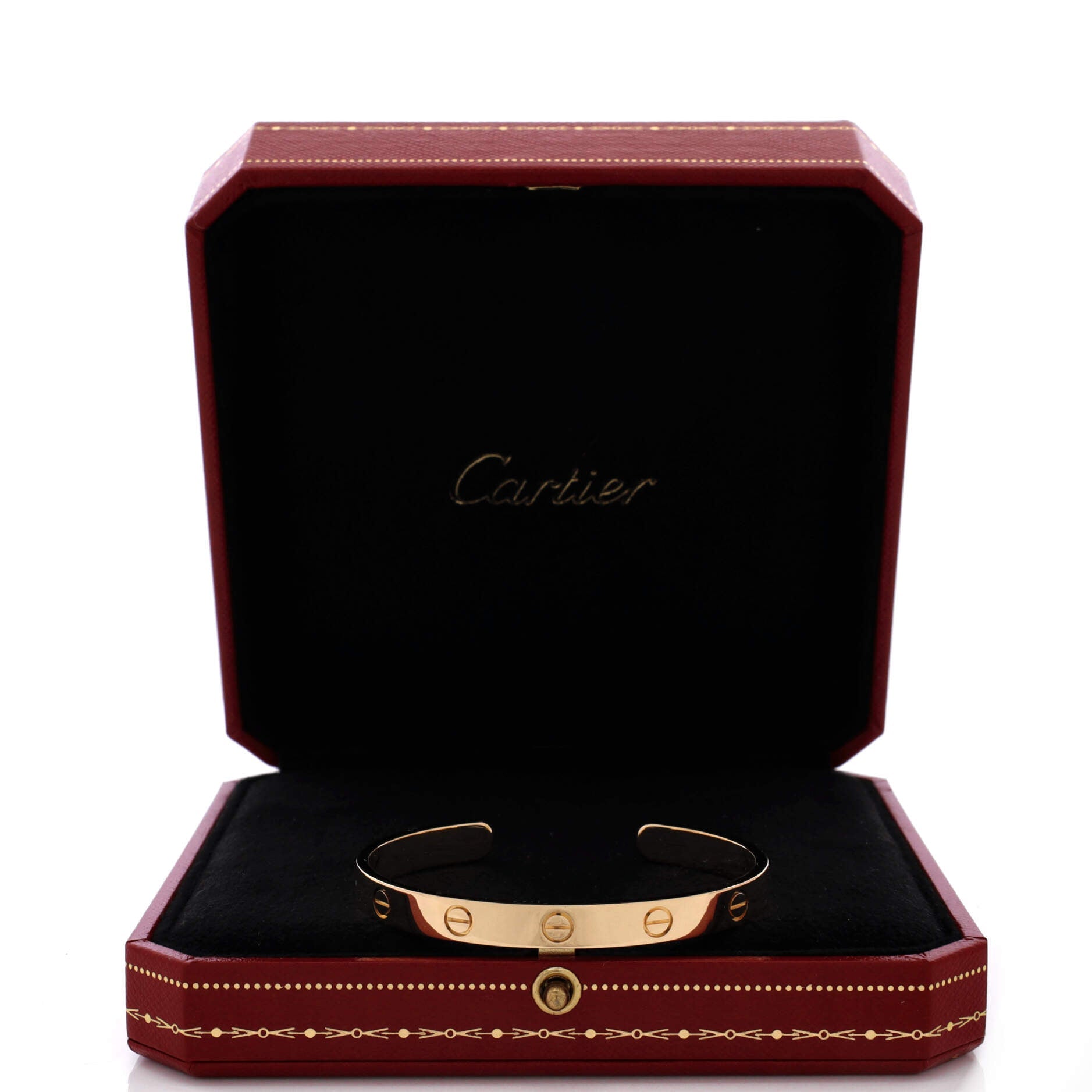 Love Cuff Bracelet 18K Yellow Gold