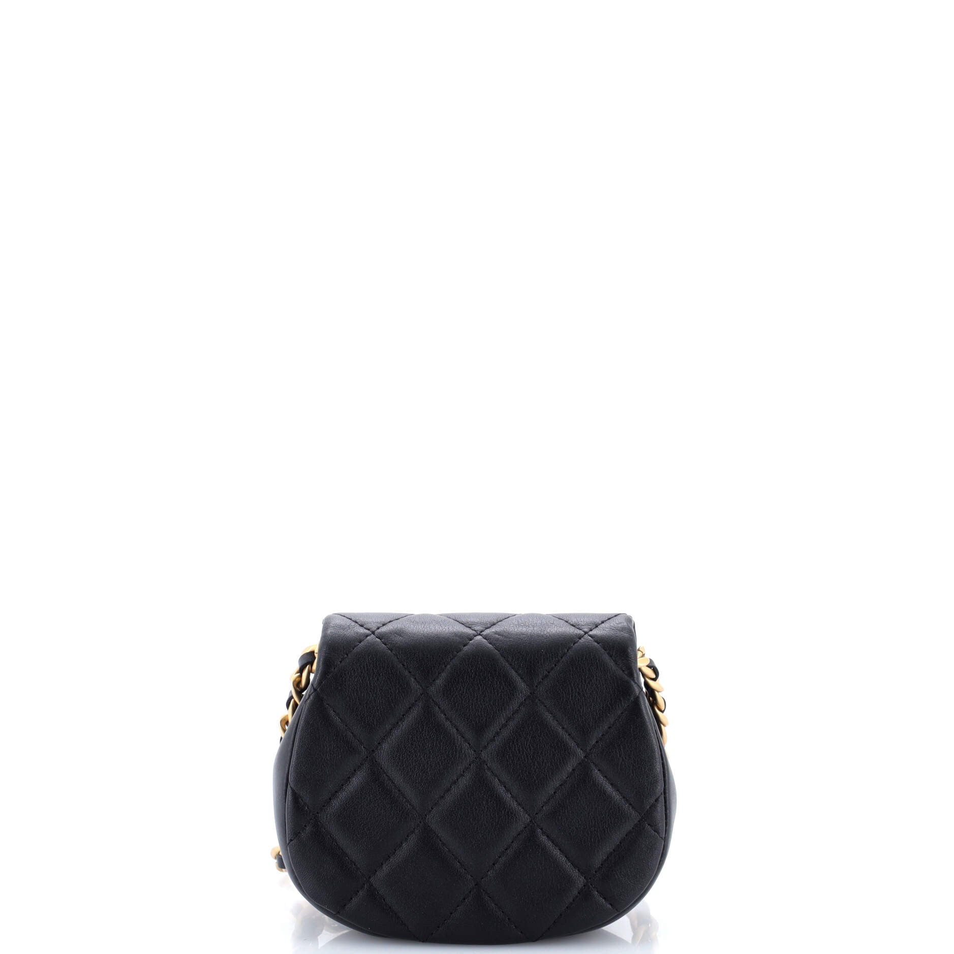 Coco Mail Clutch with Chain Quilted Calfskin Mini