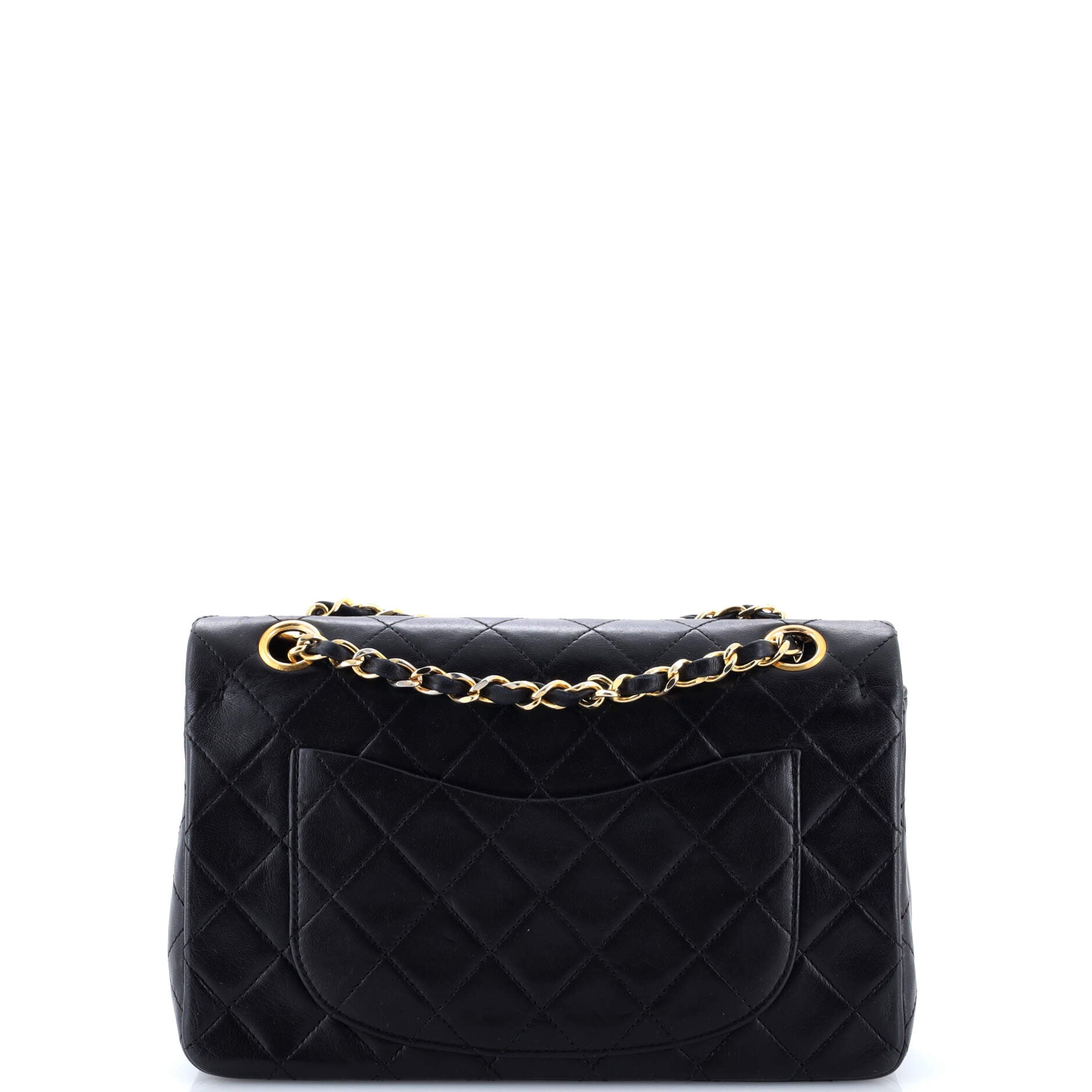 Vintage Classic Double Flap Bag Quilted Lambskin Small