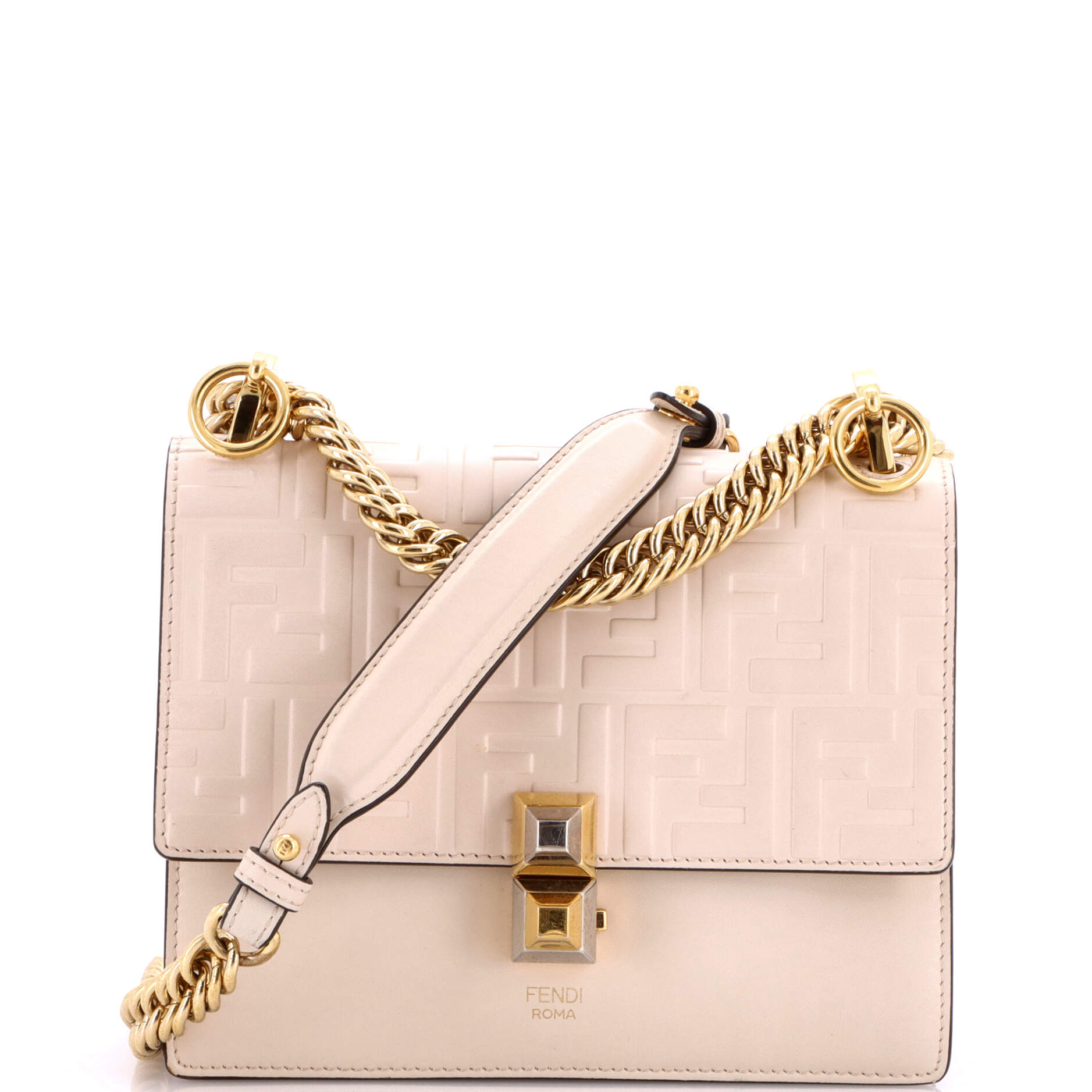 Kan I Bag Zucca Embossed Leather Small