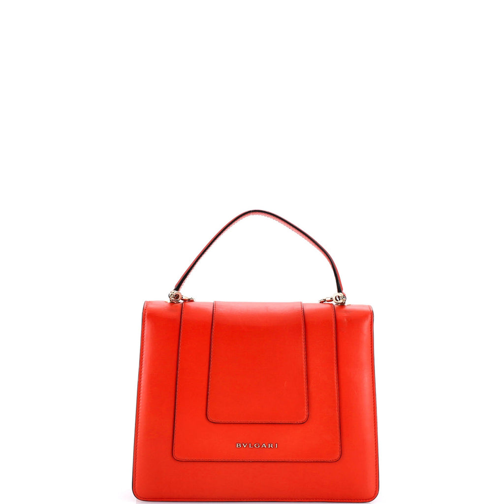 Serpenti Forever Top Handle Bag Leather Medium