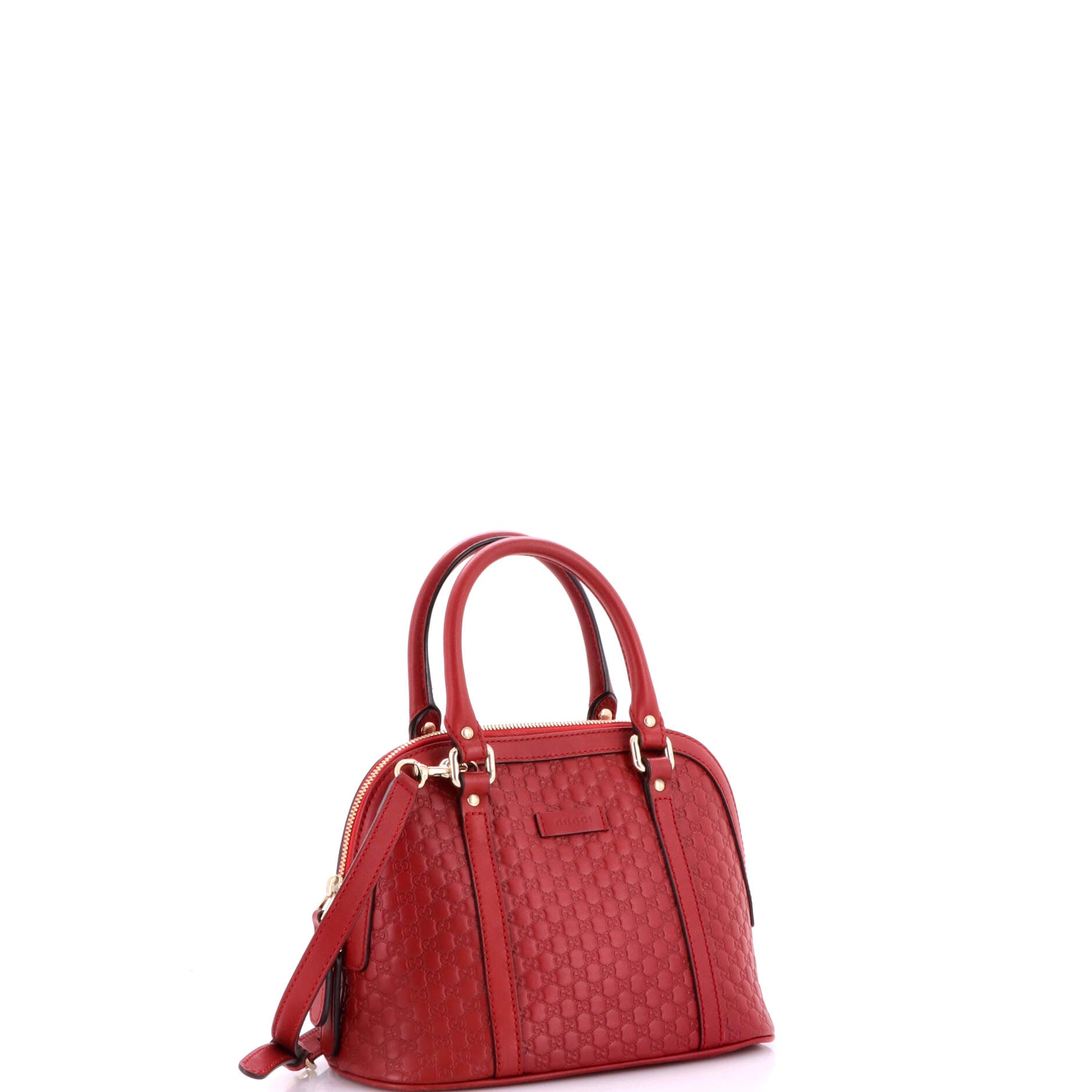 Convertible Dome Satchel Microguccissima Leather Mini