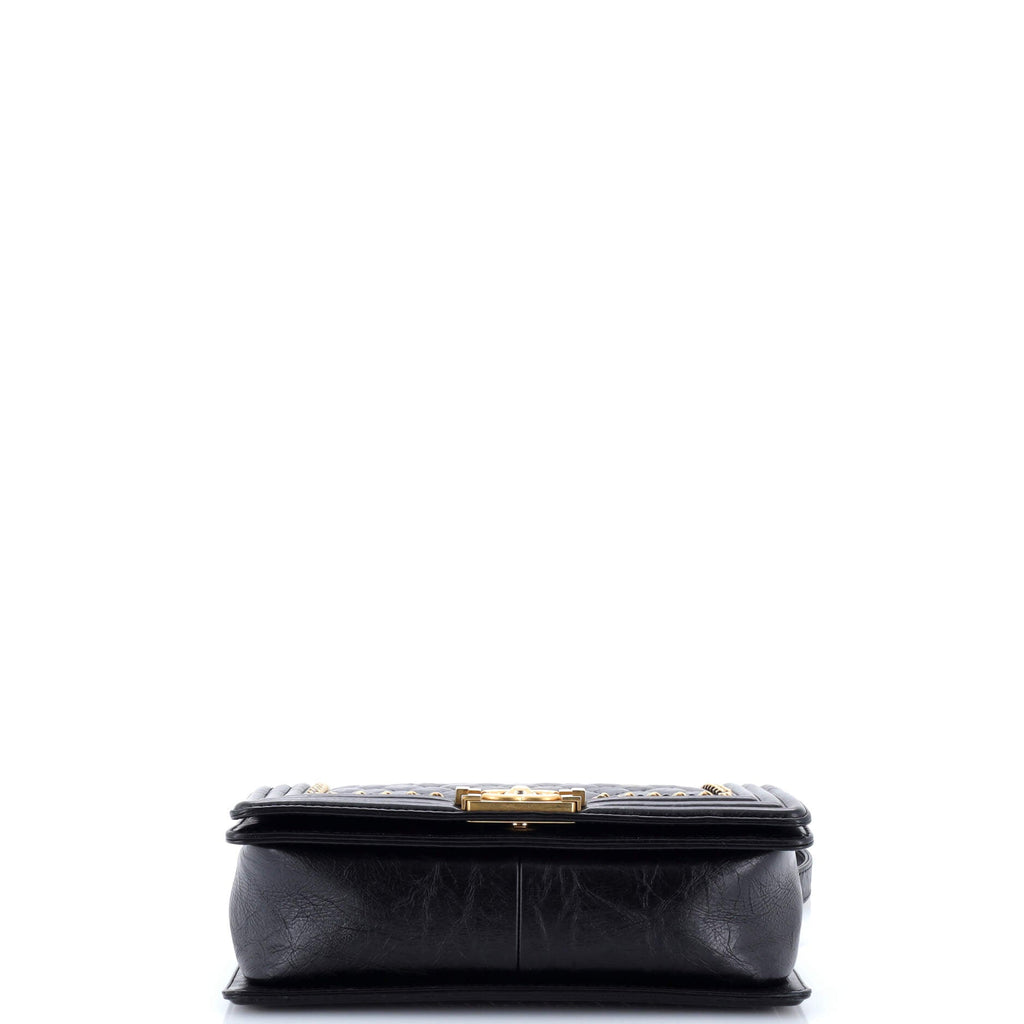 Jacket Boy Flap Bag Quilted Aged Calfskin Old Medium