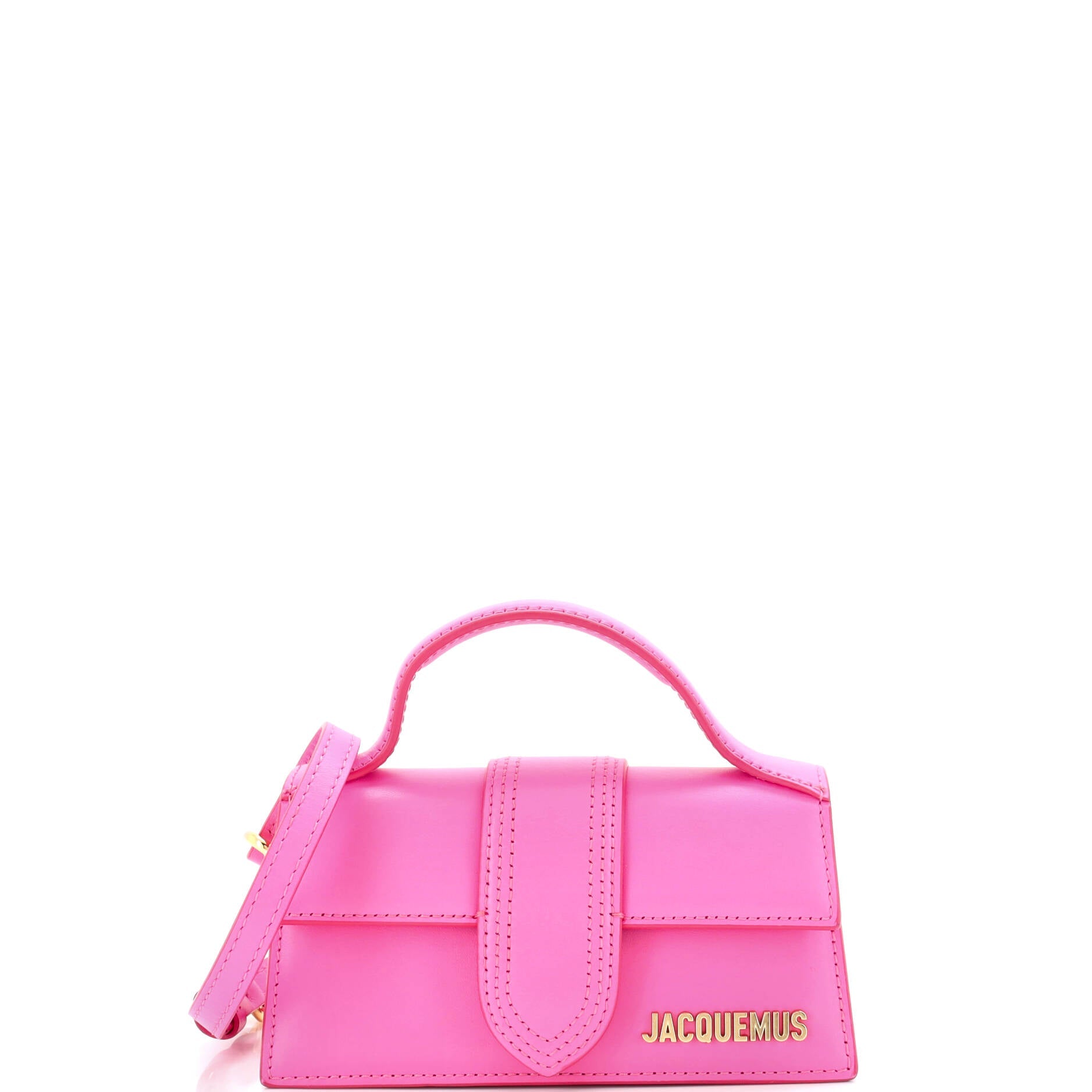 Le Bambino Top Handle Flap Bag Leather