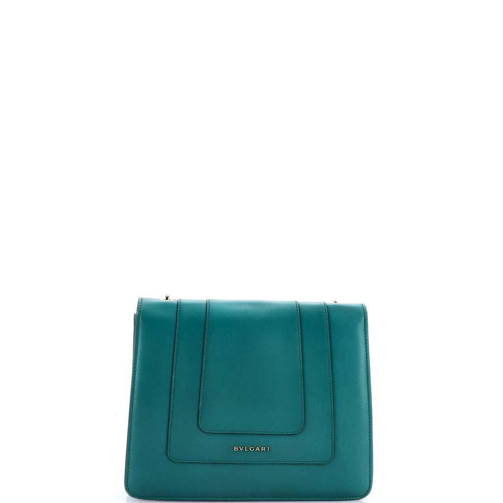 Serpenti Forever Square Shoulder Bag Leather Medium