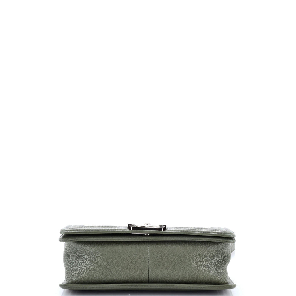 Boy Flap Bag Quilted Caviar Old Medium