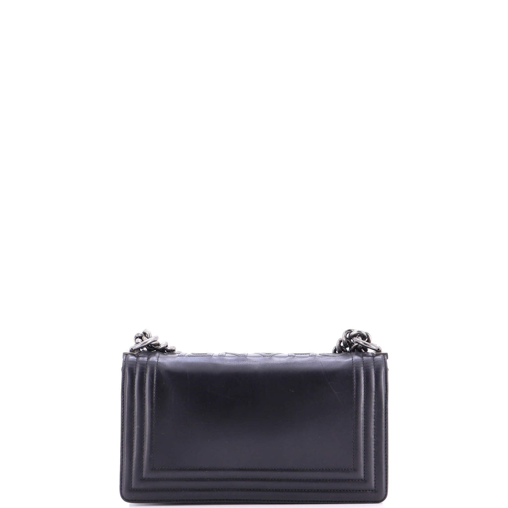 Reverso Boy Flap Bag Glazed Calfskin Old Medium