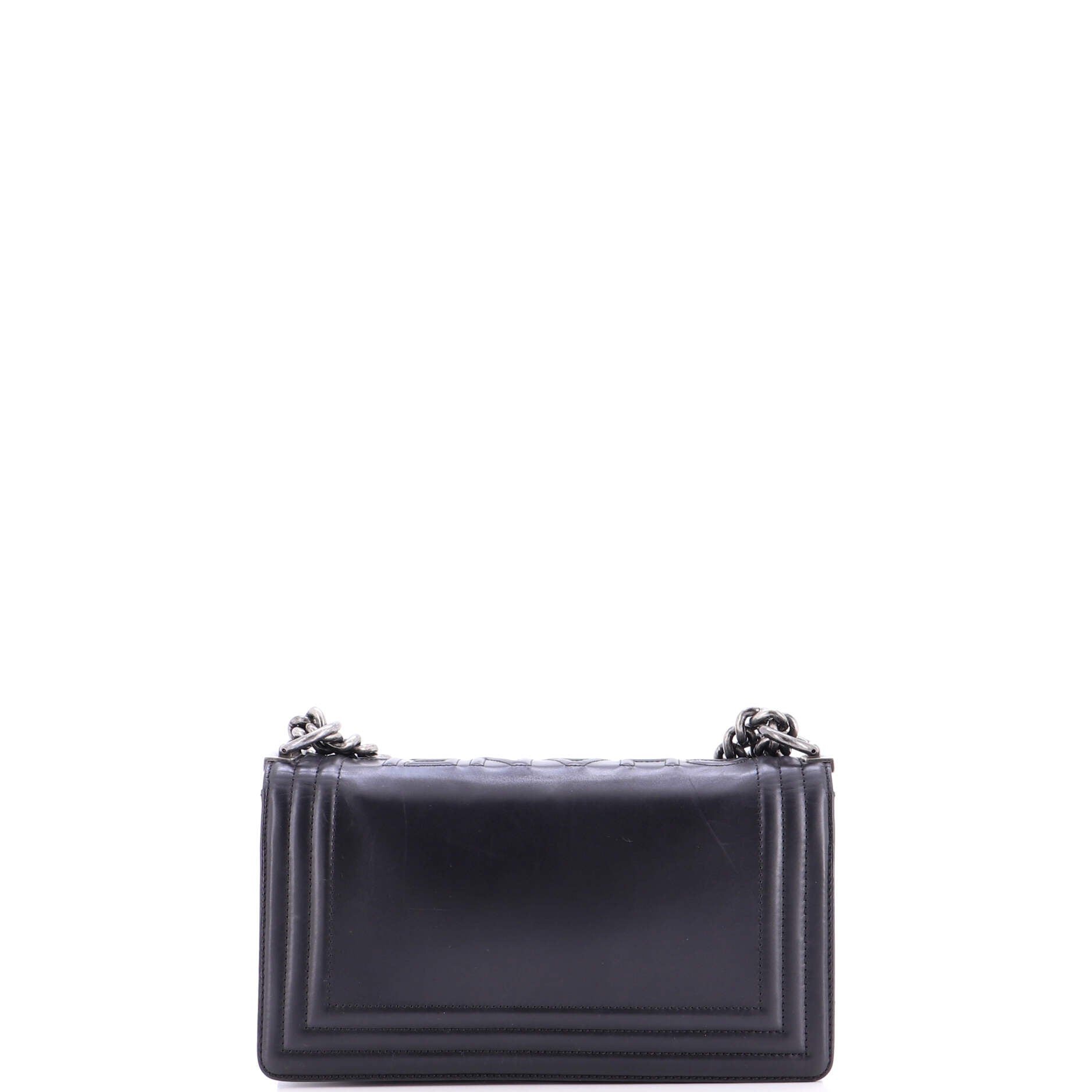 Reverso Boy Flap Bag Glazed Calfskin Old Medium