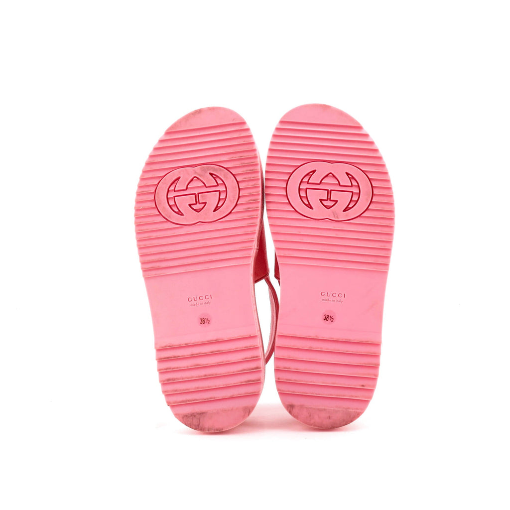 Women's Angelina Platform Slingback Sandals GG Coated Canvas