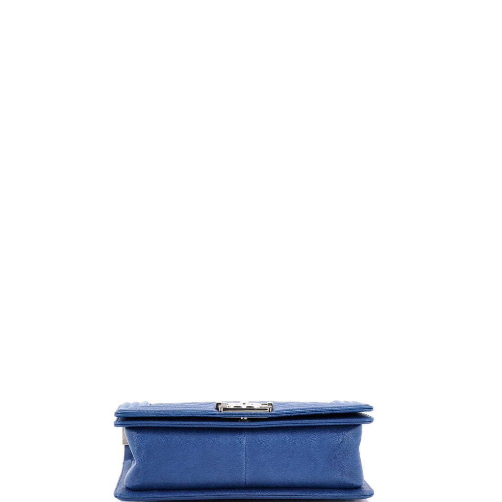 Boy Flap Bag Quilted Caviar Old Medium