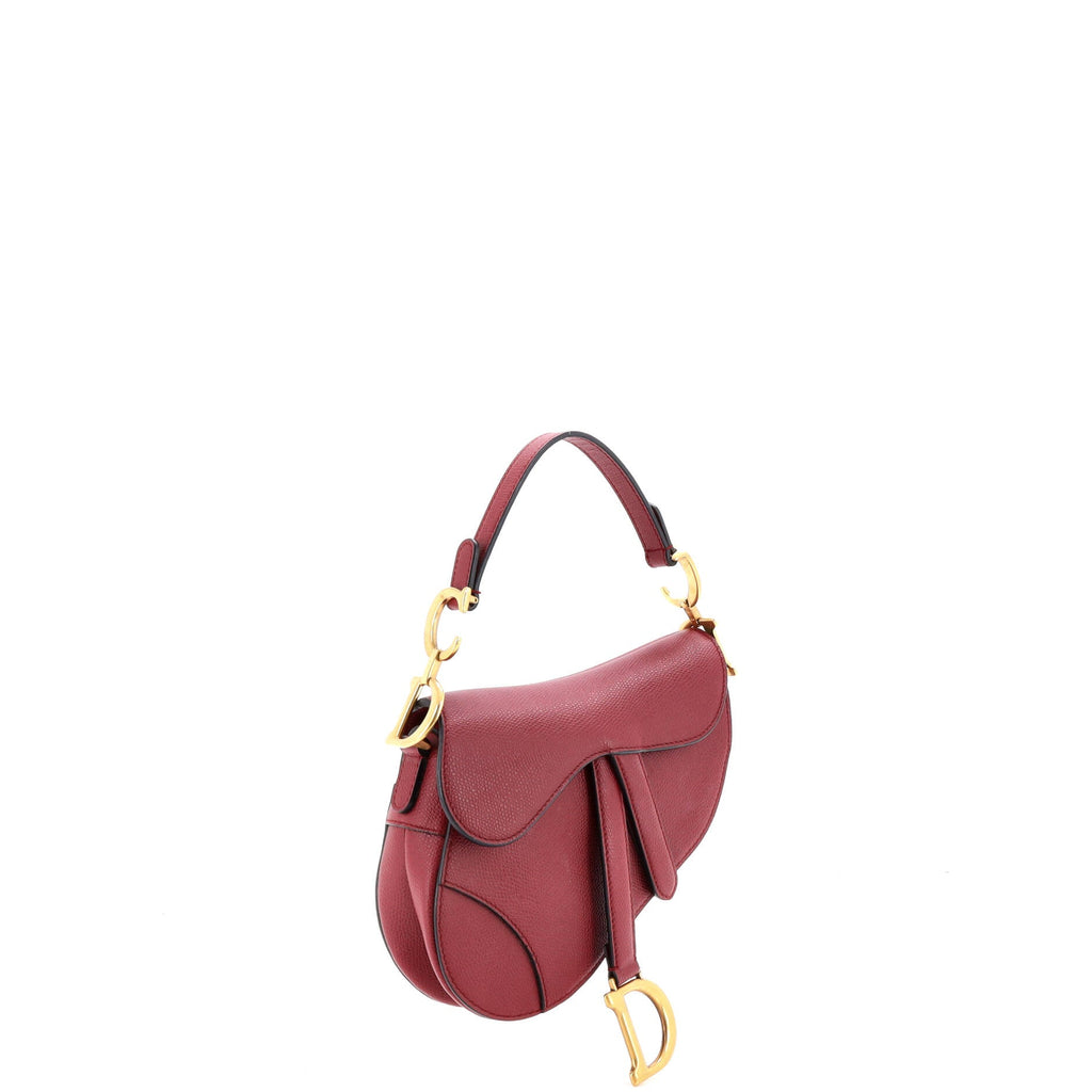 Saddle Handbag Leather Mini