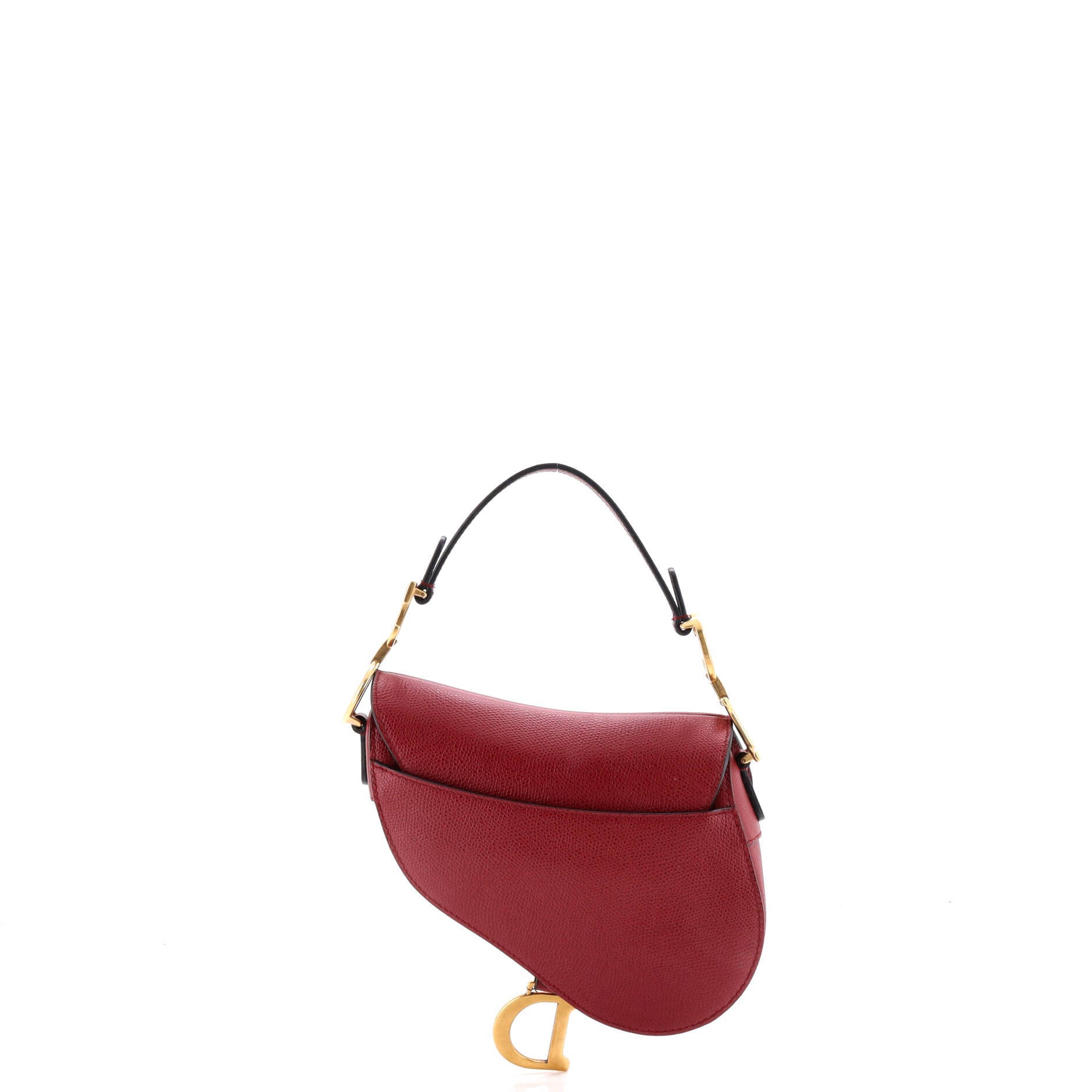 Saddle Handbag Leather Mini