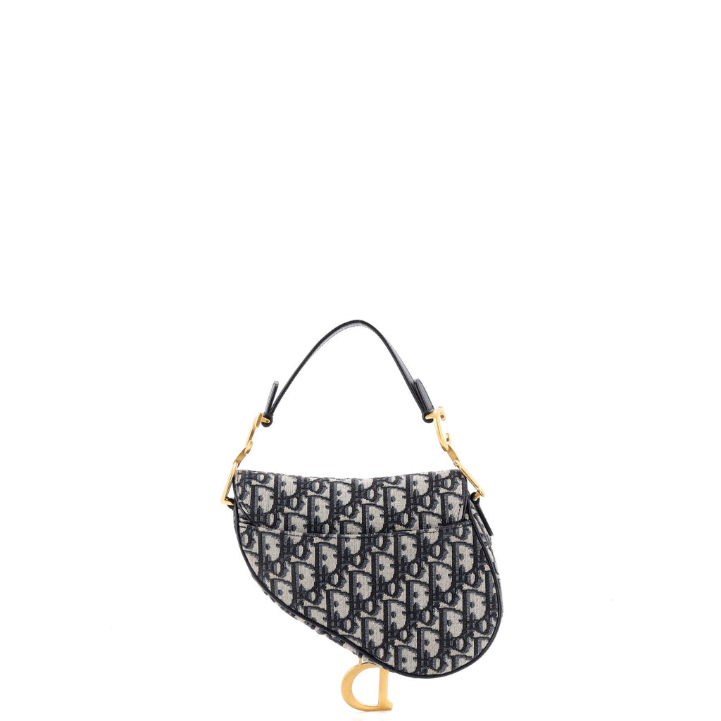 Saddle Handbag Oblique Canvas Mini