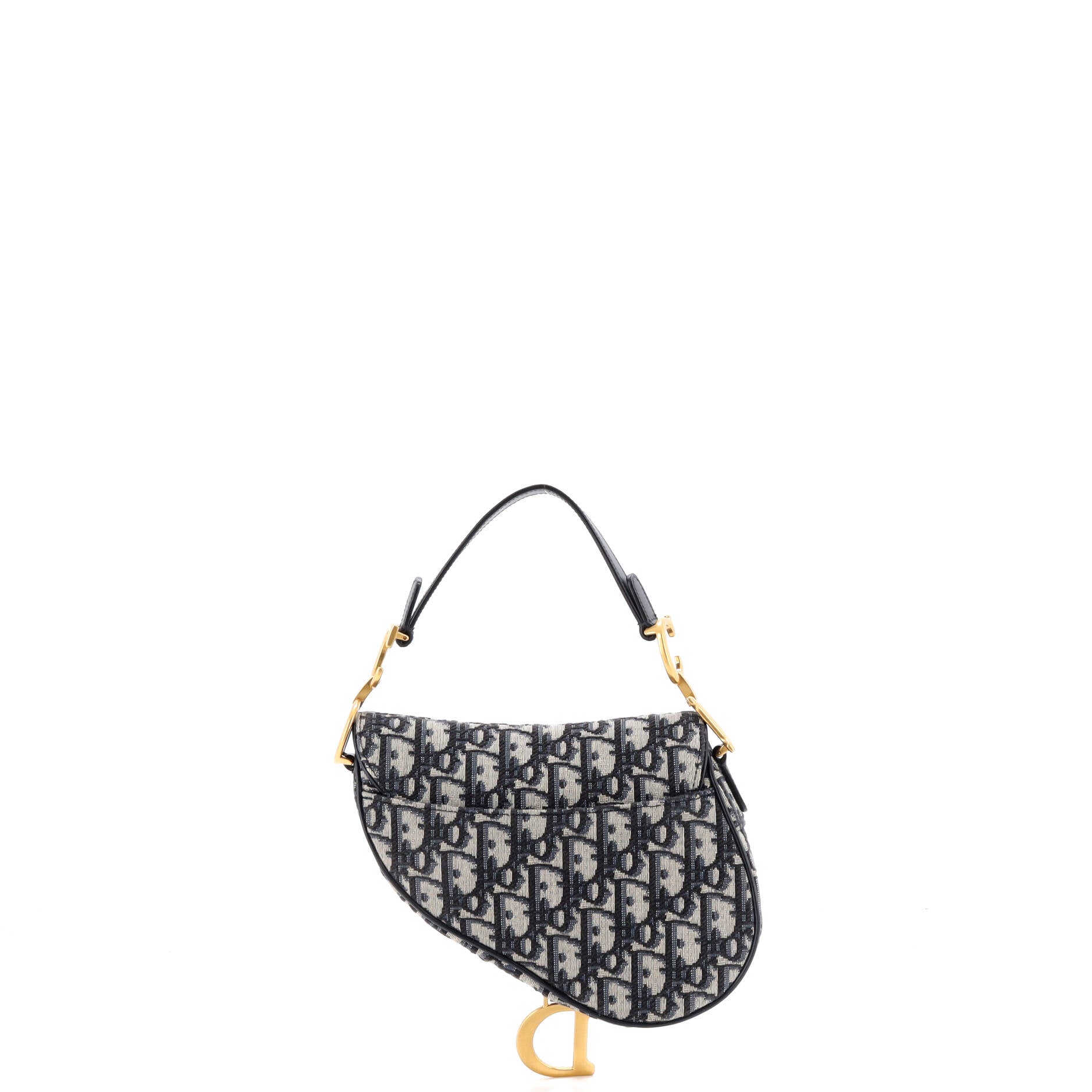 Saddle Handbag Oblique Canvas Mini