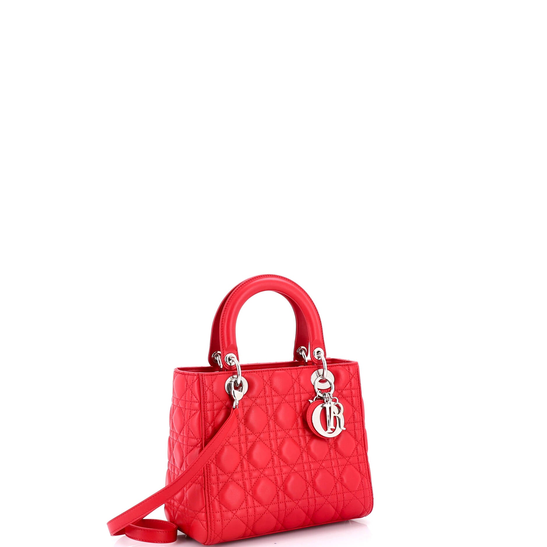 Lady Dior Bag Cannage Quilt Lambskin Medium