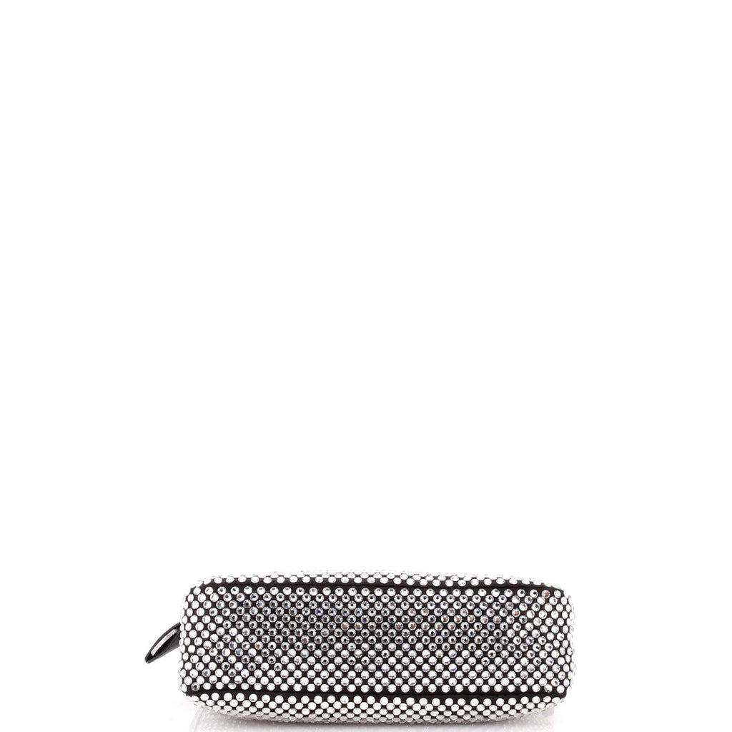 Re-Edition 2000 Hobo Crystal Embellished Satin Mini