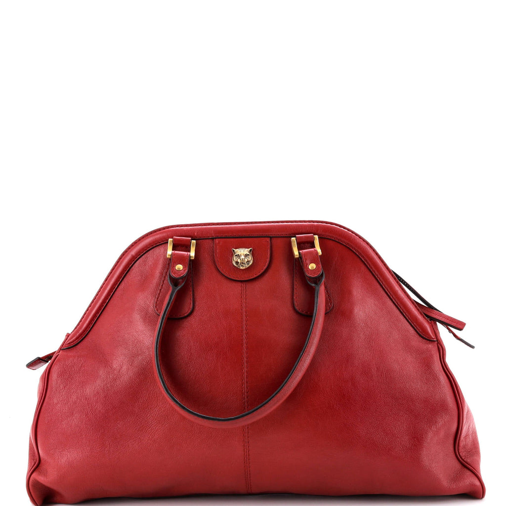RE(BELLE) Top Handle Bag Leather Large