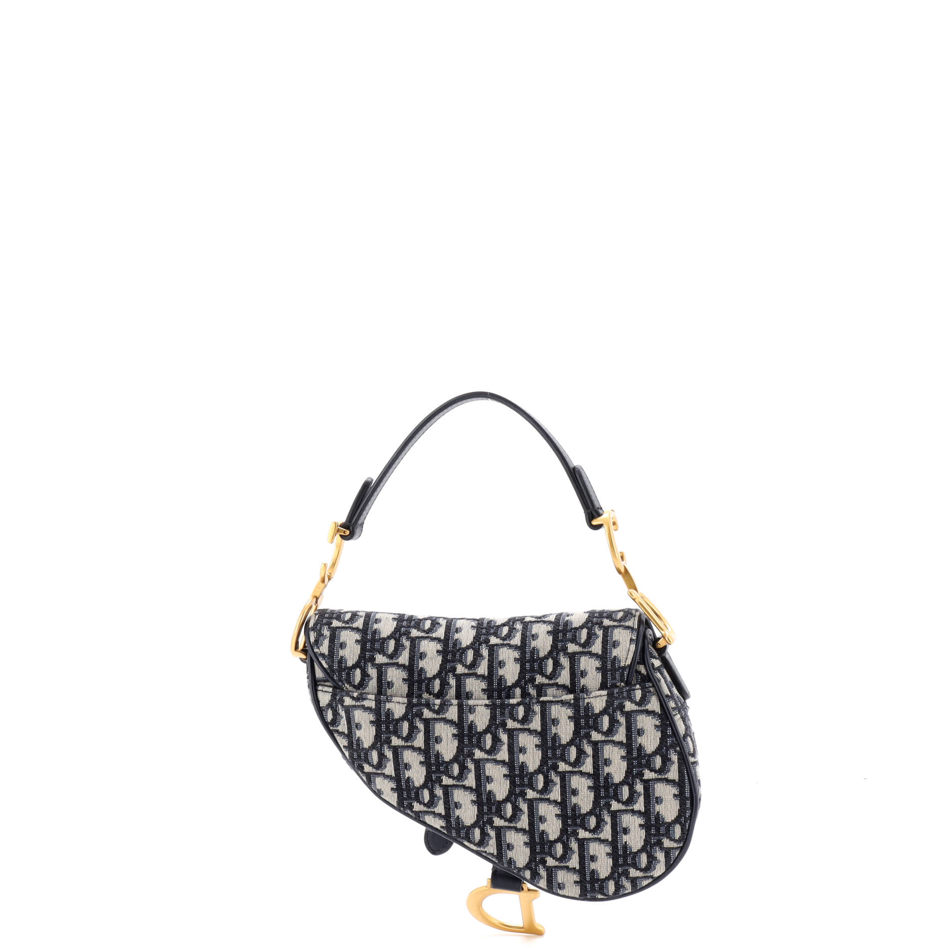 Saddle Handbag Oblique Canvas Mini