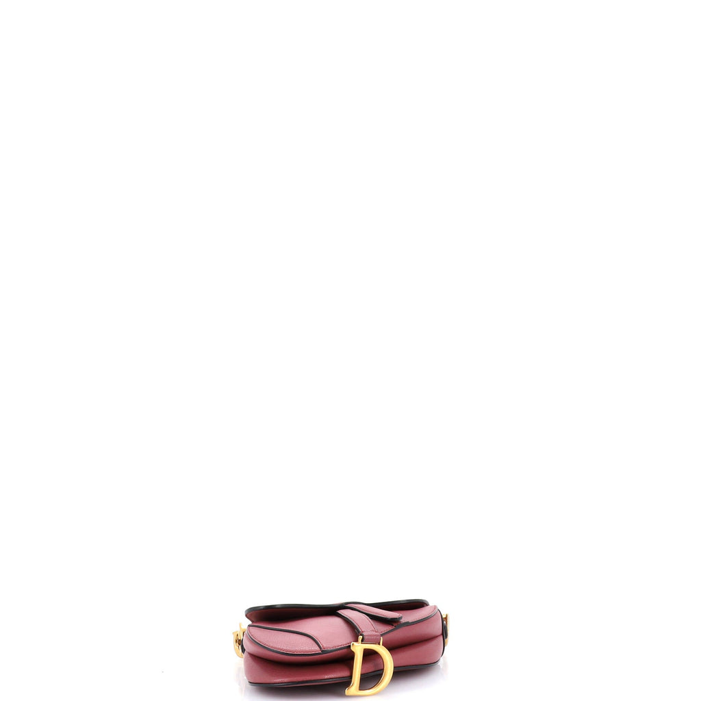 Saddle Handbag Leather Mini