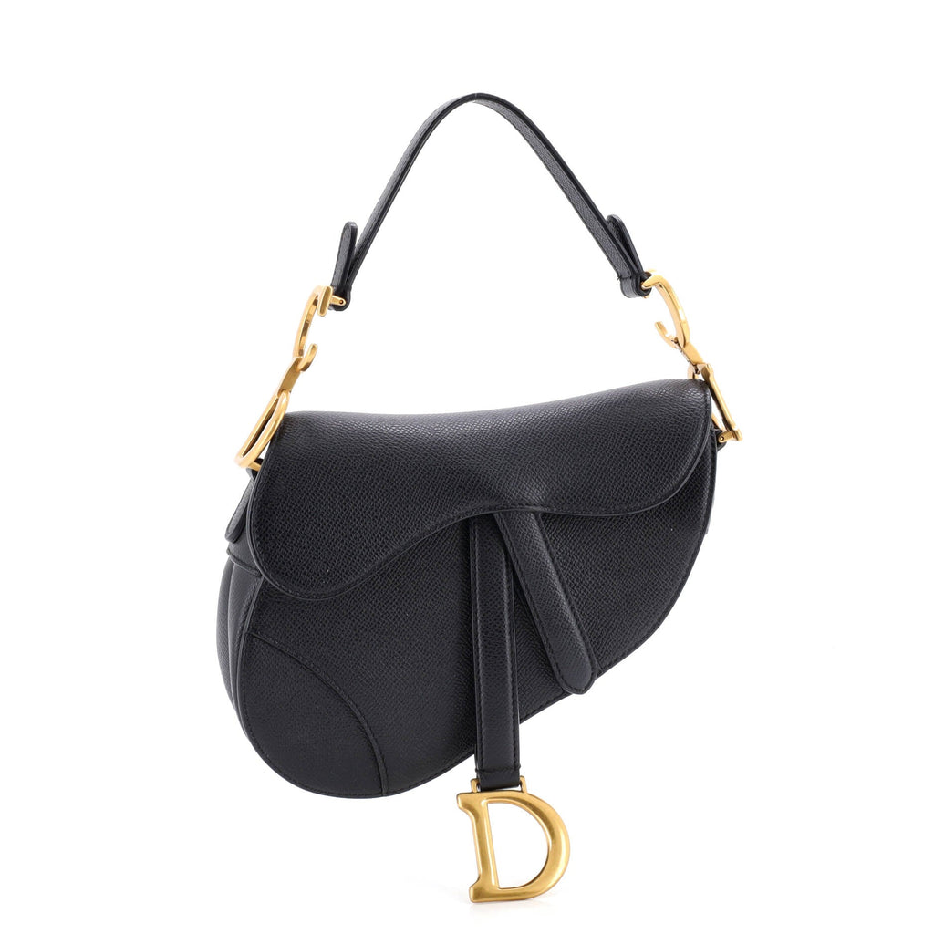Saddle Handbag Leather Mini