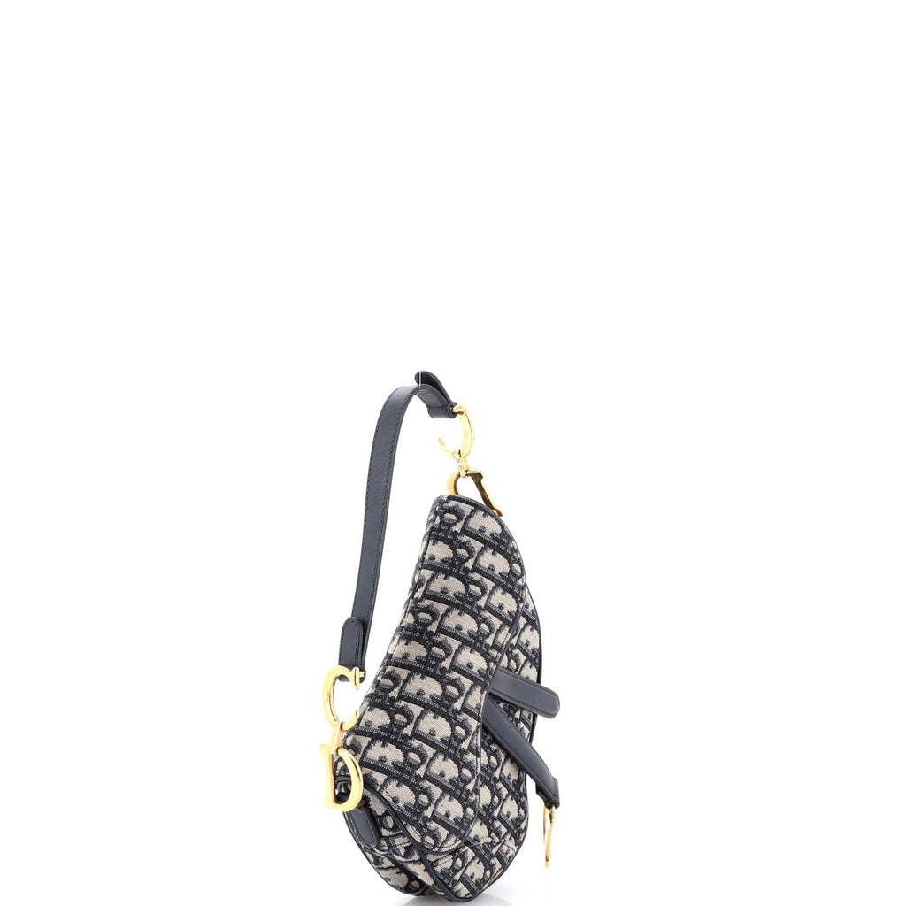 Saddle Handbag Oblique Canvas Mini