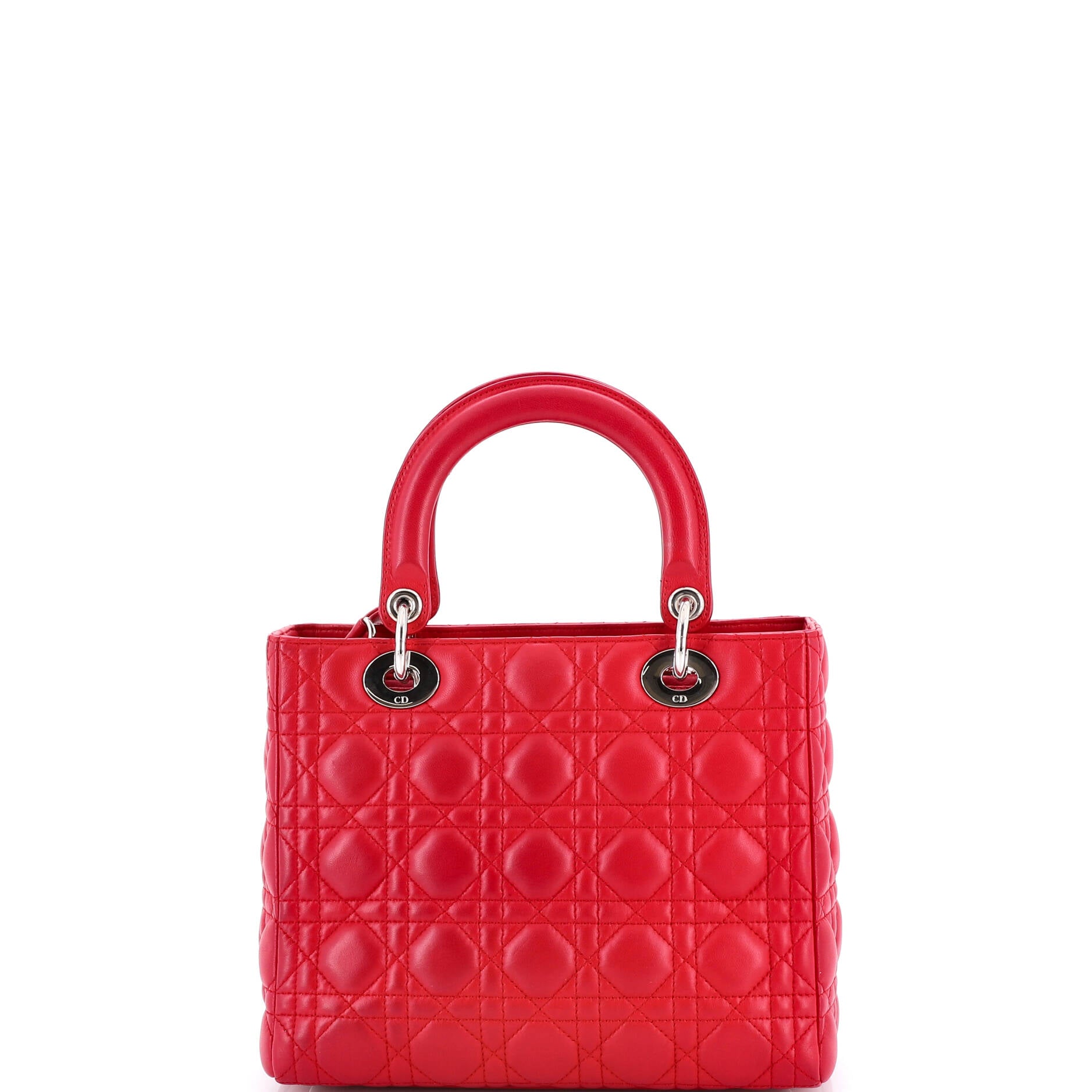 Lady Dior Bag Cannage Quilt Lambskin Medium