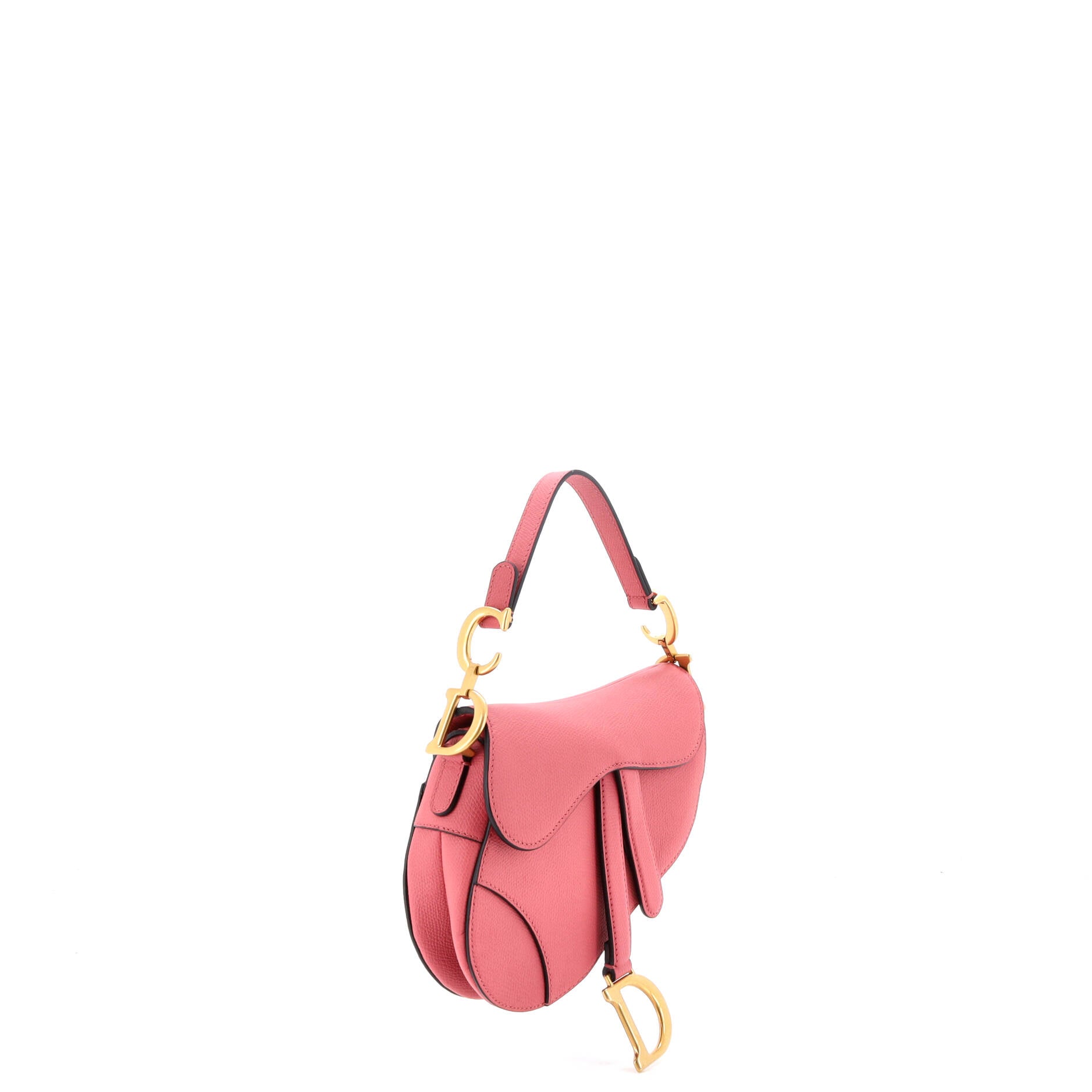 Saddle Handbag Leather Mini