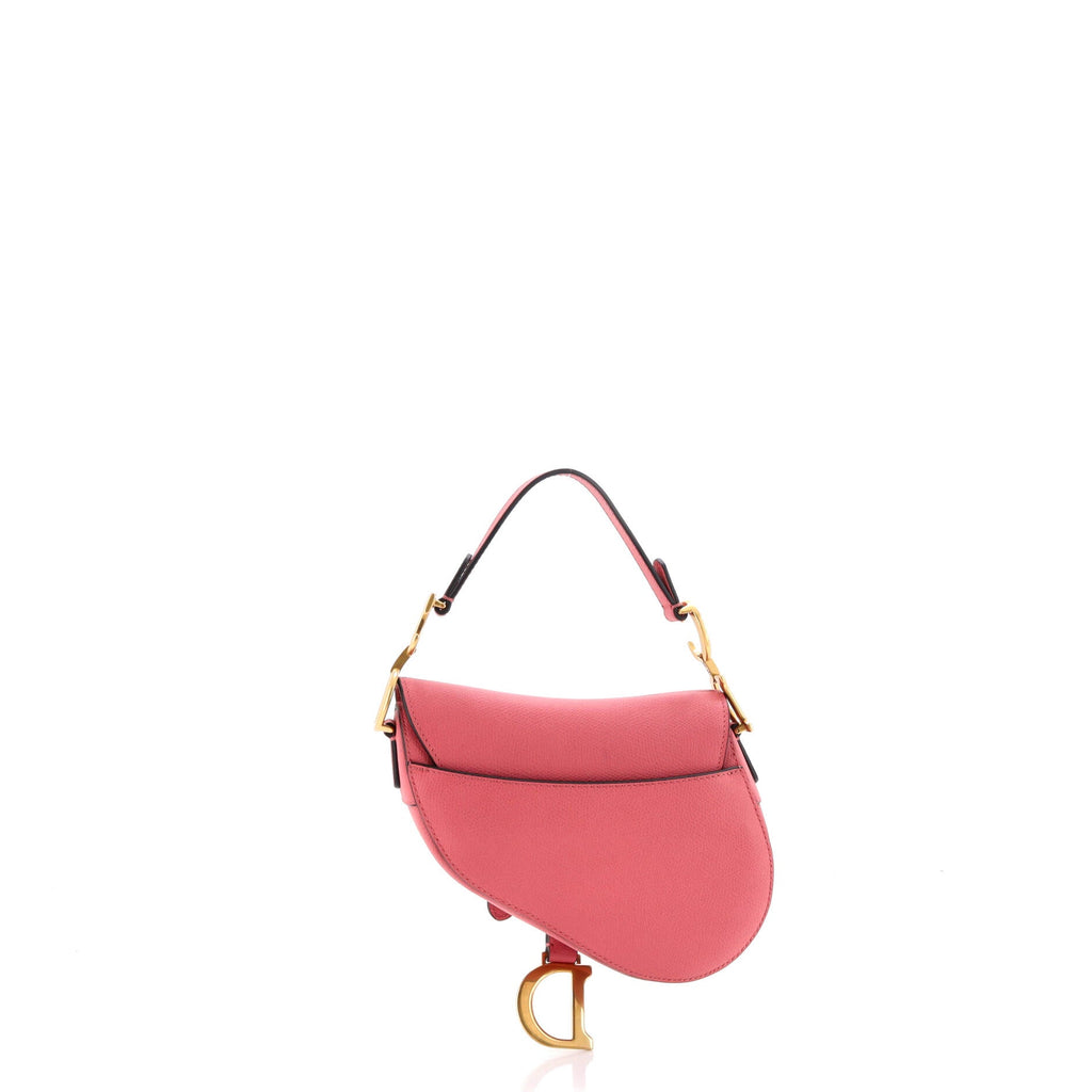 Saddle Handbag Leather Mini