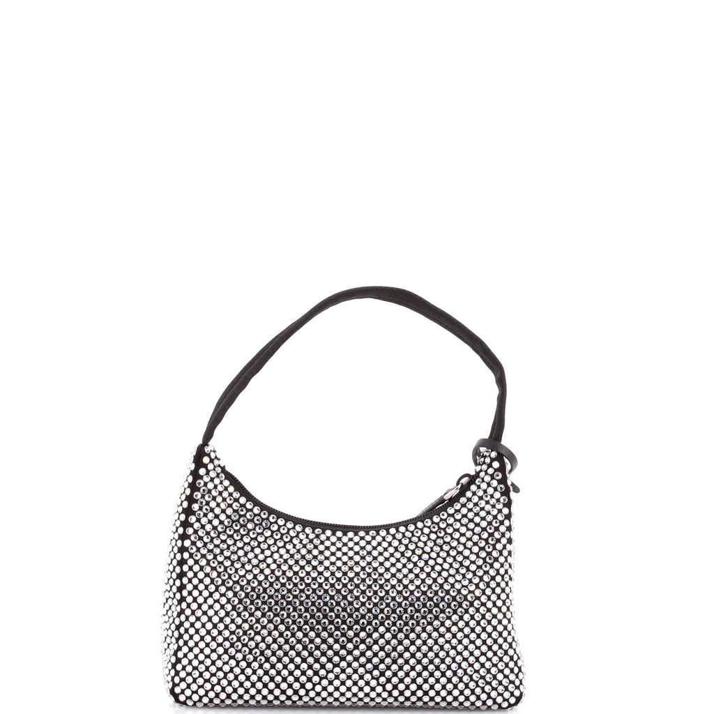 Re-Edition 2000 Hobo Crystal Embellished Satin Mini