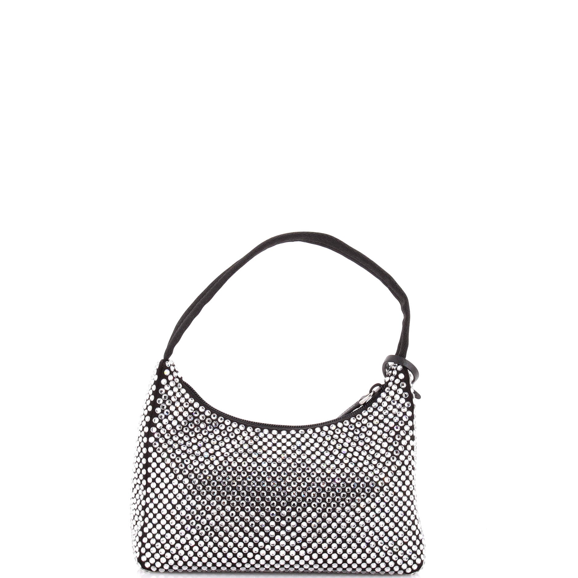 Re-Edition 2000 Hobo Crystal Embellished Satin Mini