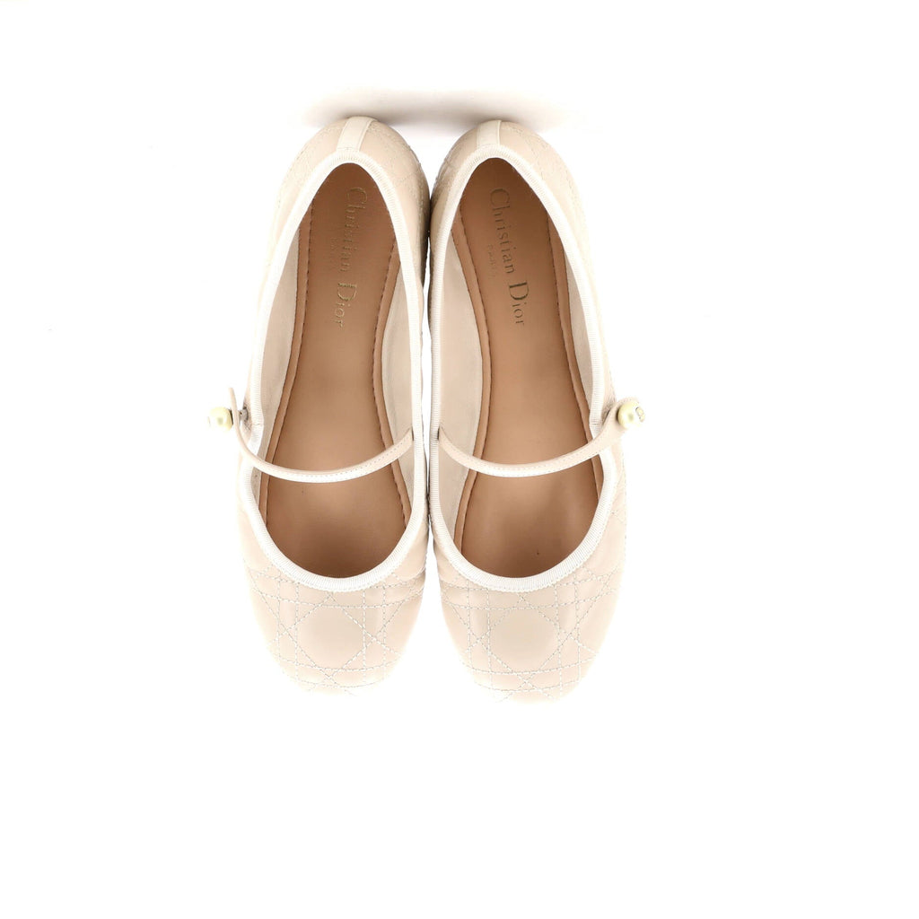 Women's Dior Ballet Flats Cannage Calfskin