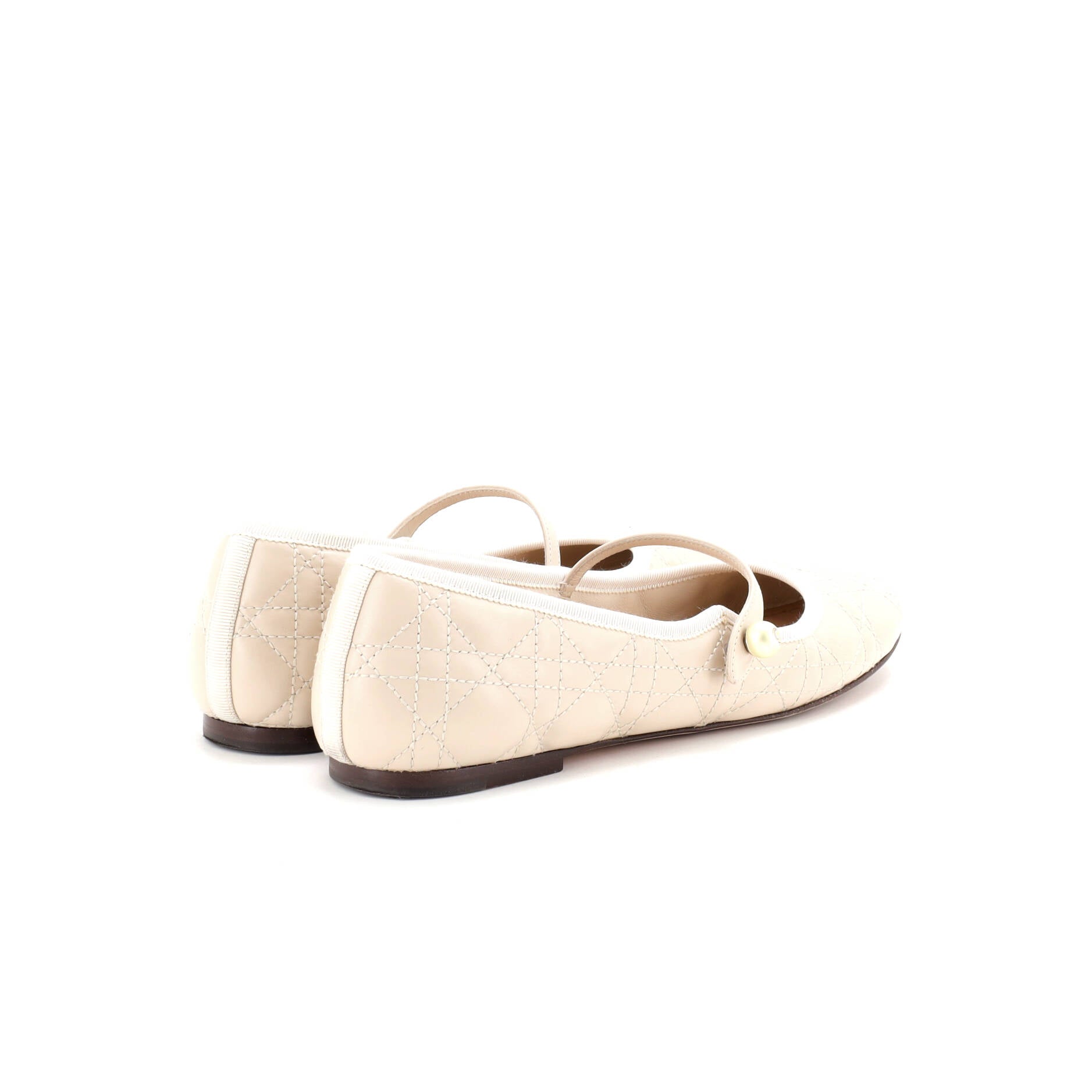 Women's Dior Ballet Flats Cannage Calfskin
