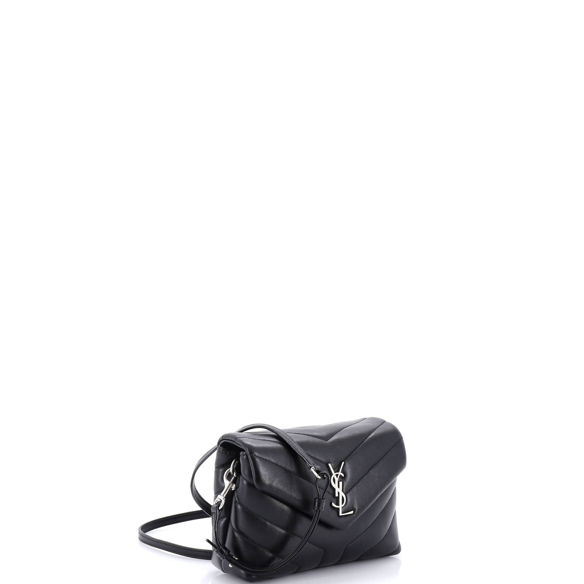 Loulou Shoulder Bag Matelasse Chevron Leather Toy