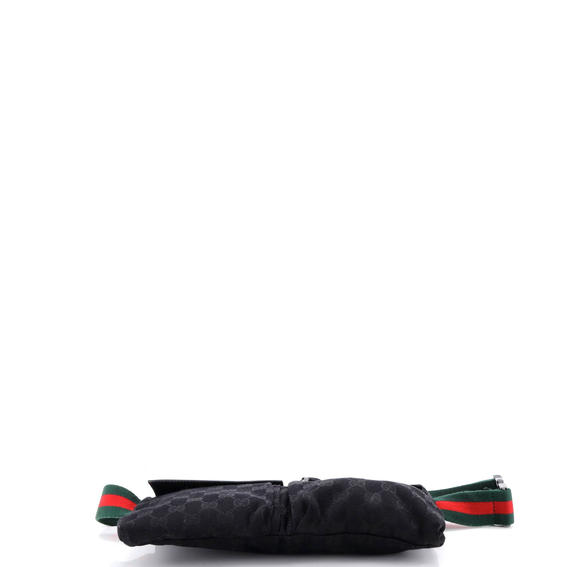 Vintage Double Belt Bag GG Canvas with Leather