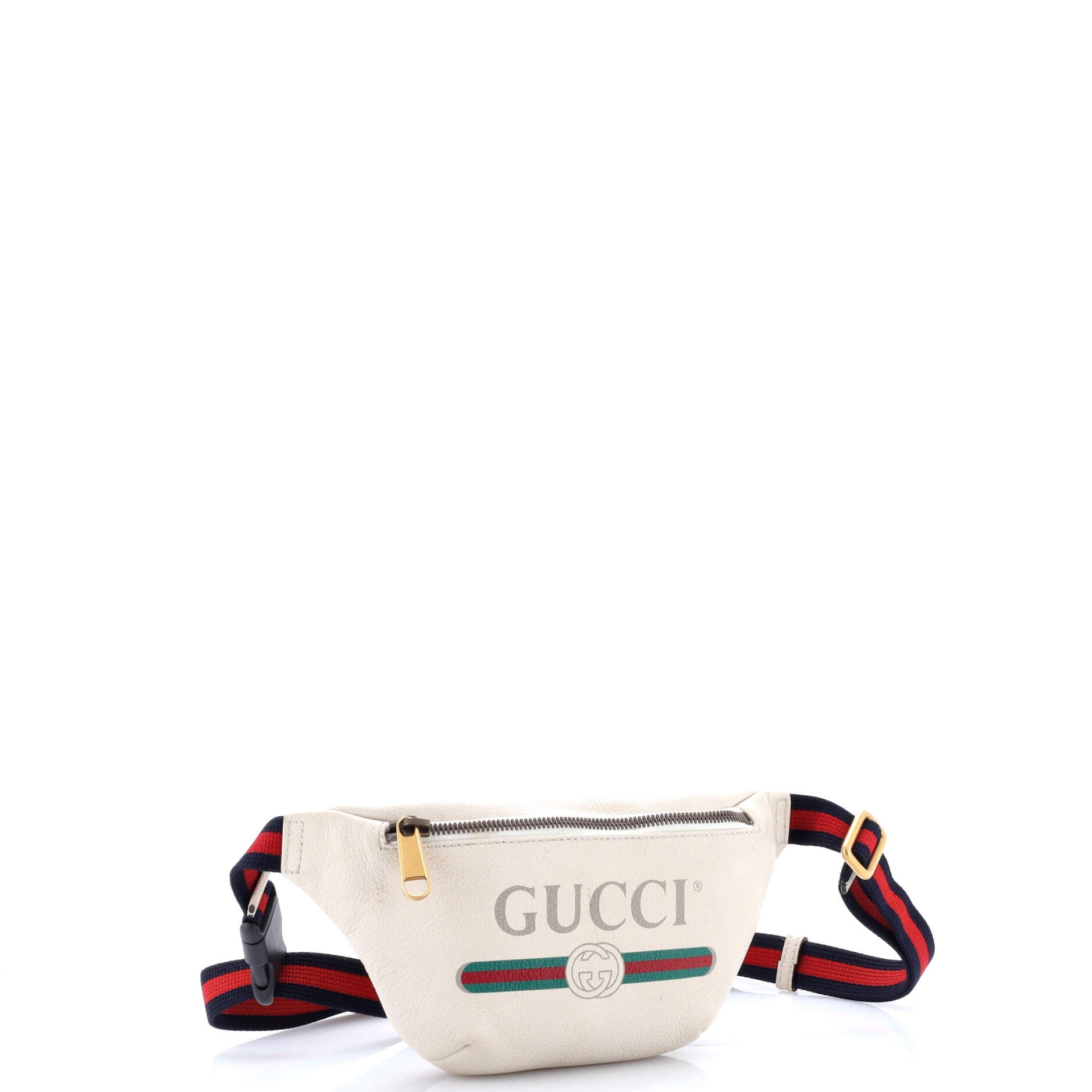 Logo Belt Bag Printed Leather Small