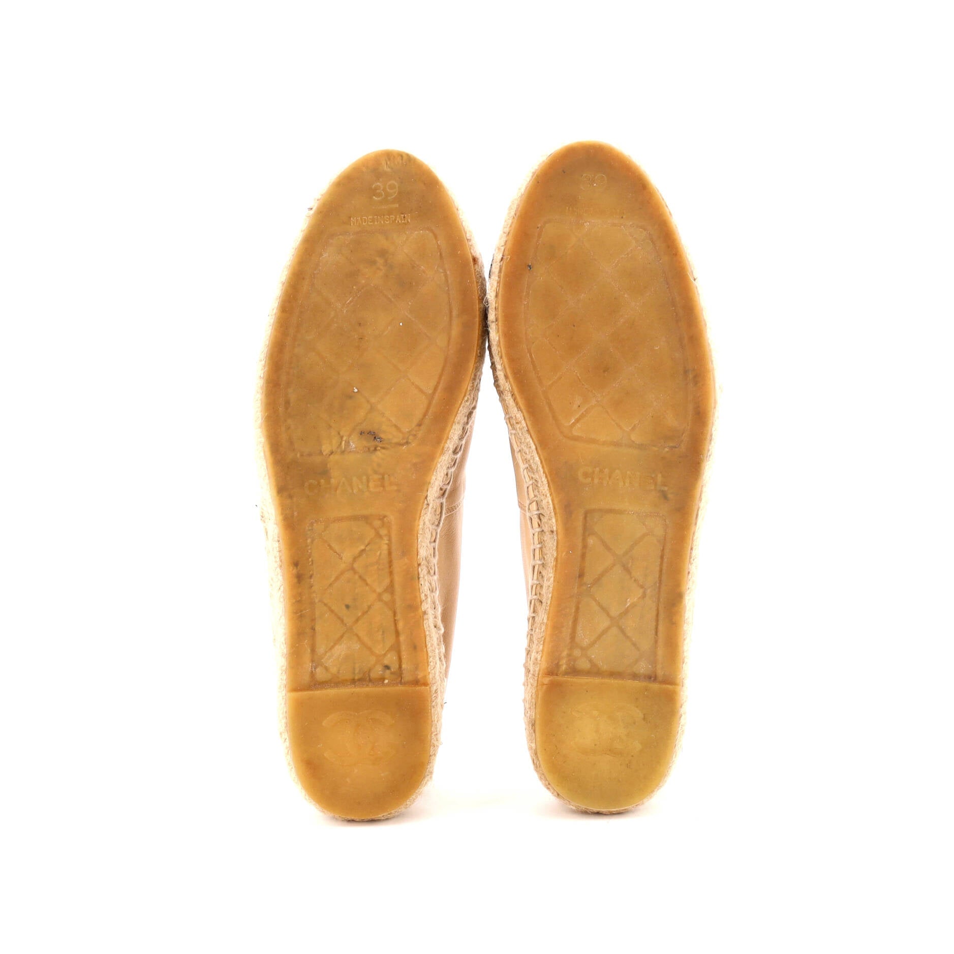 Women's CC Cap Toe Espadrilles Leather