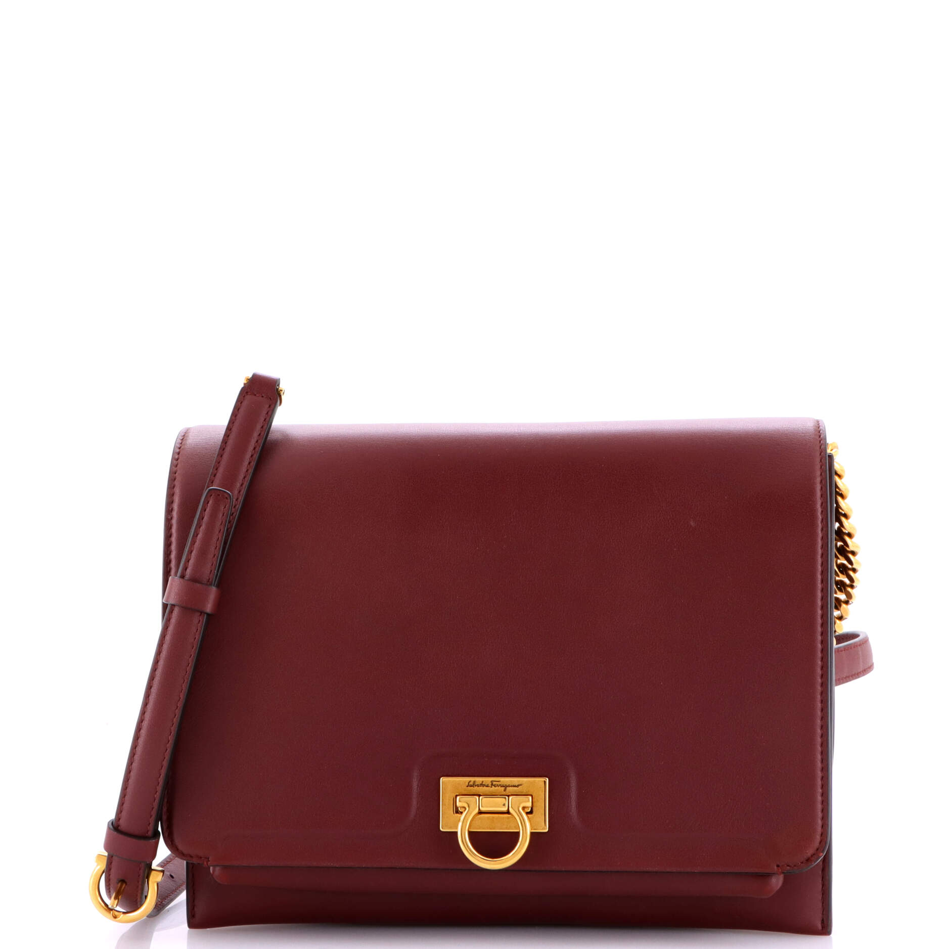 Trifolio Flap Bag Leather Medium