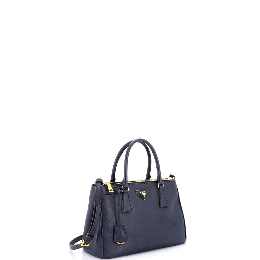 Galleria Double Zip Tote Saffiano Leather Small