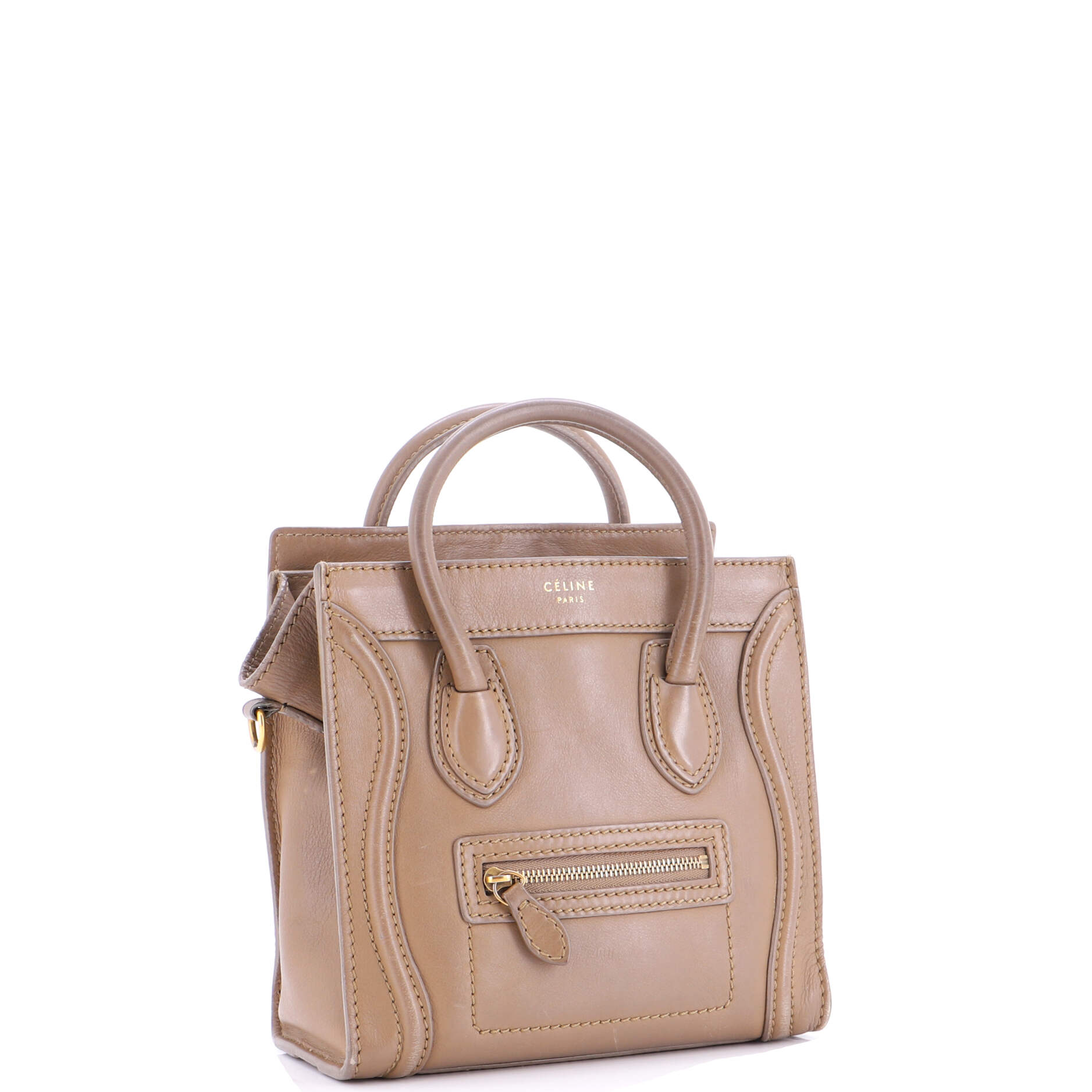 Luggage Bag Smooth Leather Nano