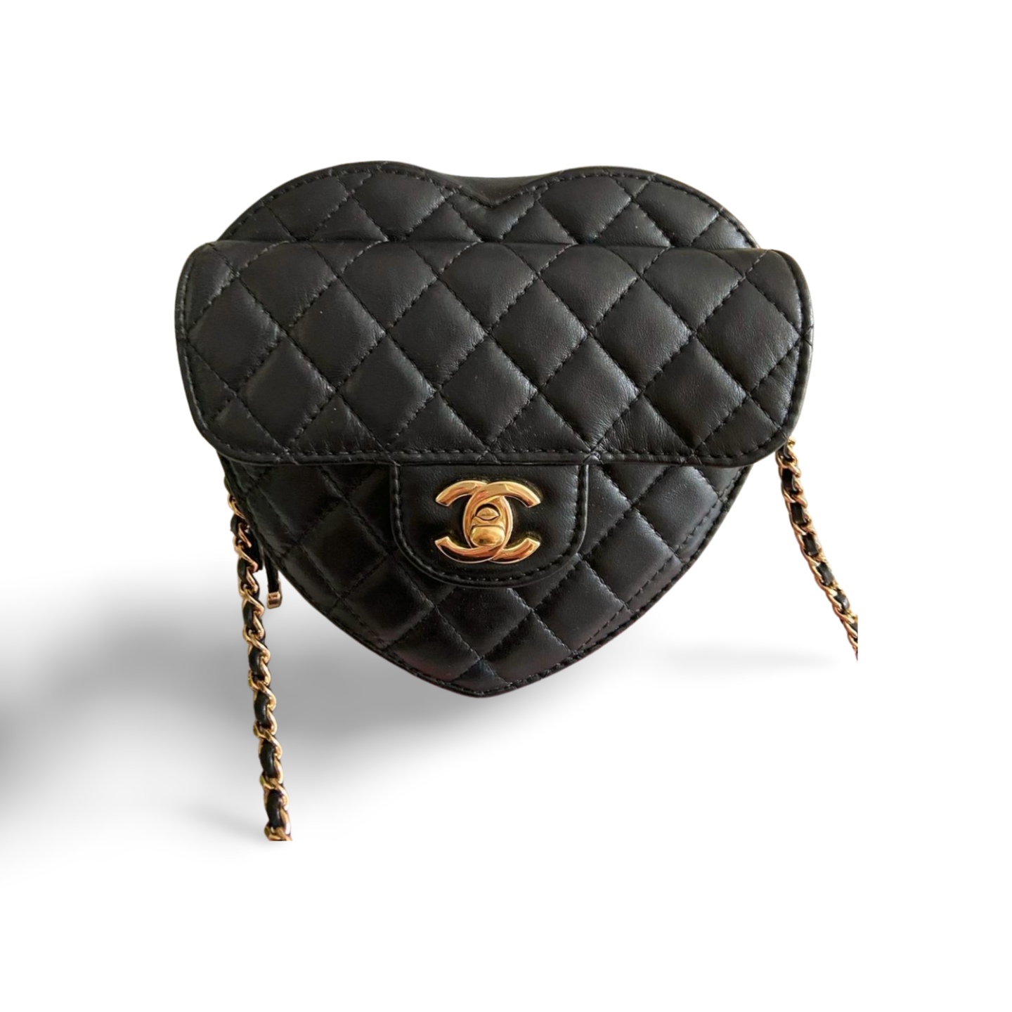 Chanel Heart Bag black  Lambskin GHW