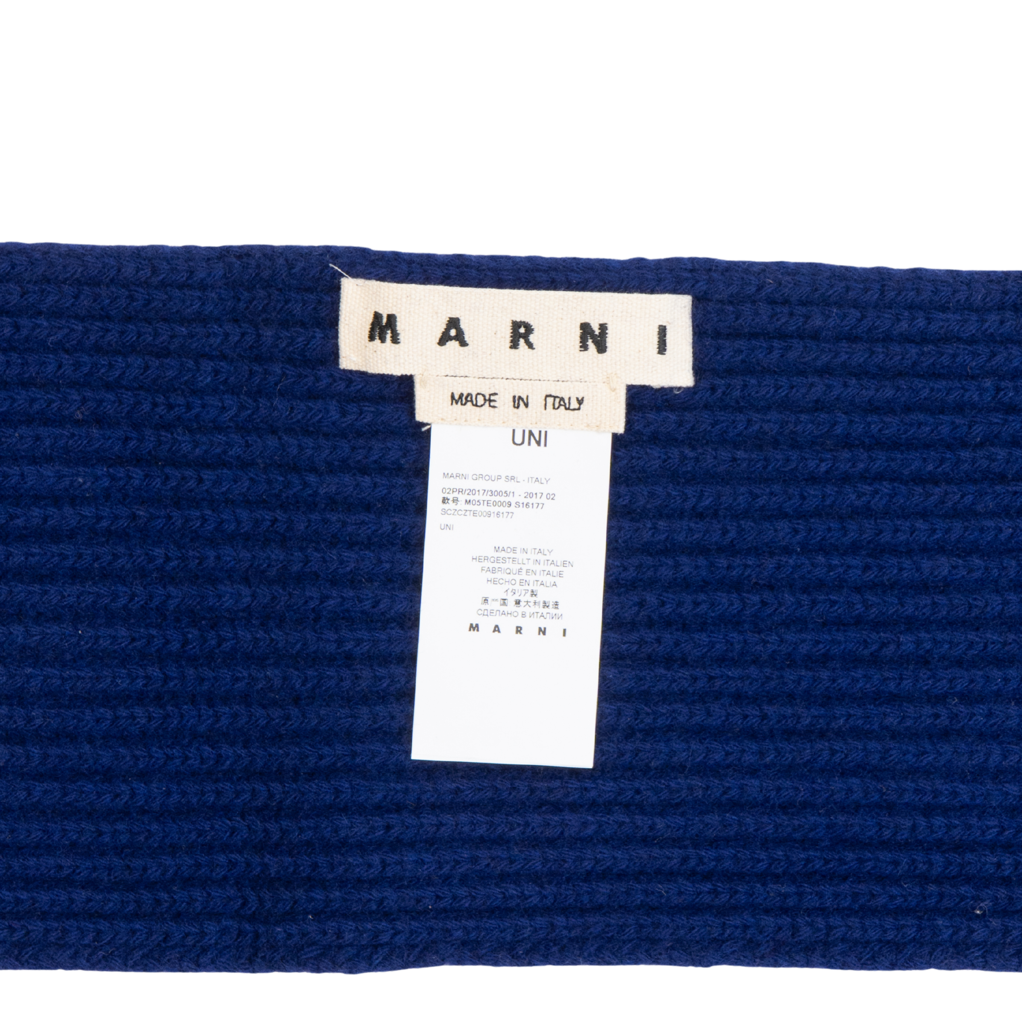 Marni Colorblock Knit Scarf